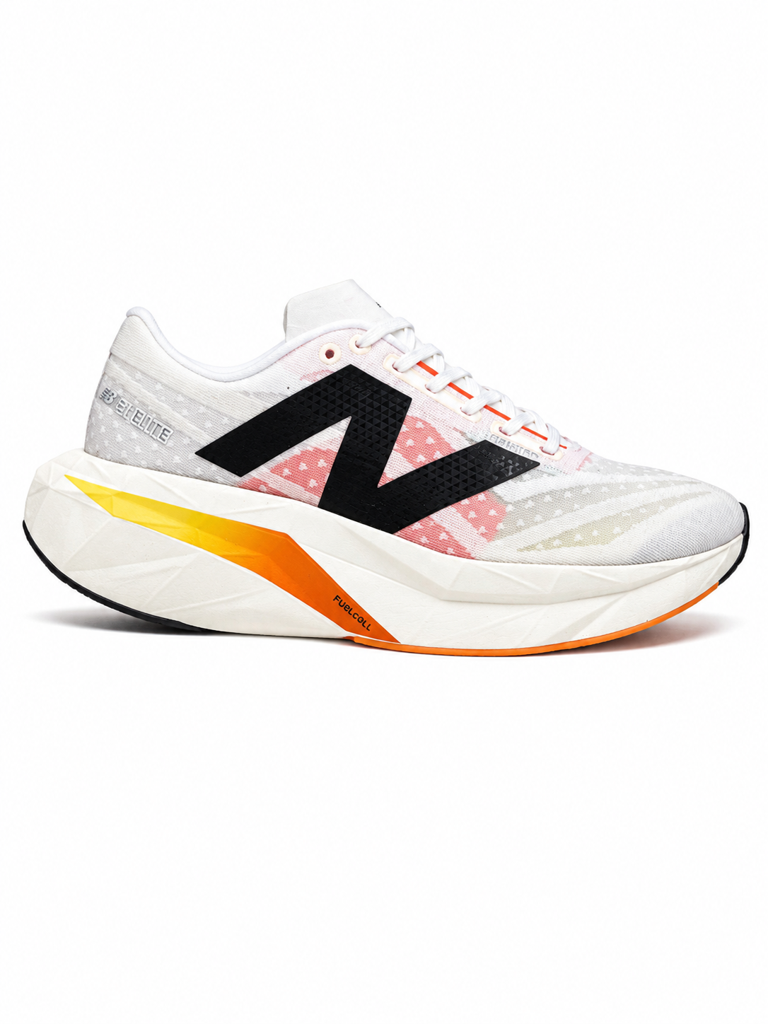 New Balance FuelCell SuperComp Elite v5 - White/Sunrise