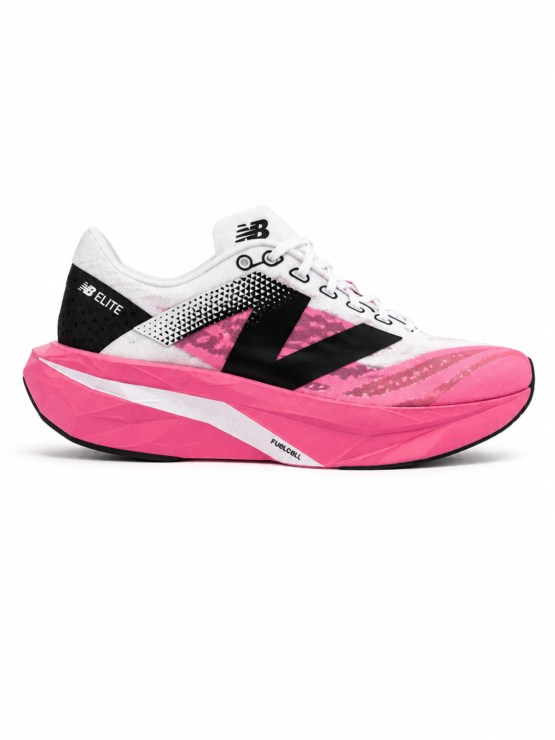 New Balance FuelCell SuperComp Elite v5 - White/Hot Pink