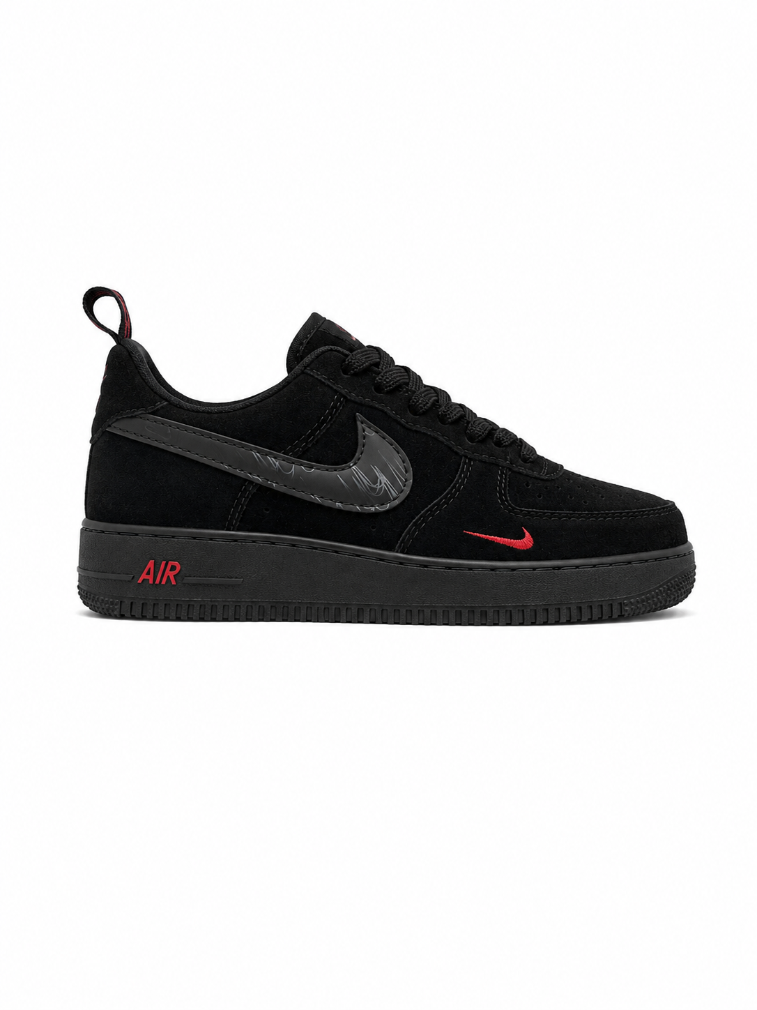 Nike Air Force 1 ’07 LV8 - Black/Anthracite Mini Swoosh