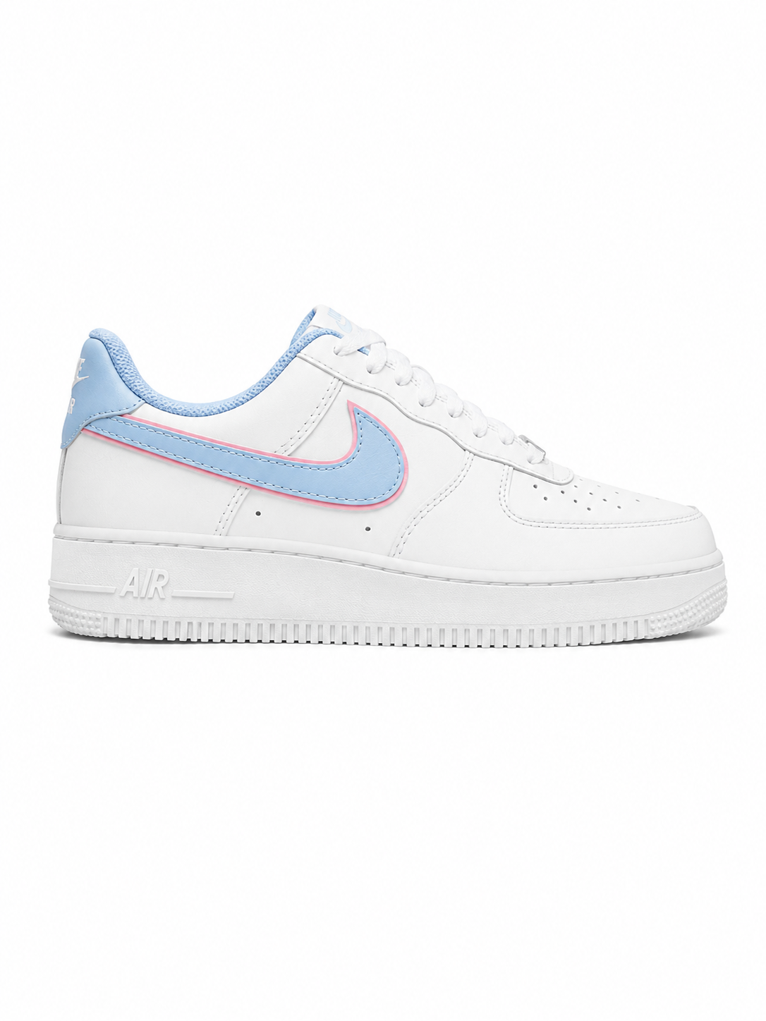 Nike Air Force 1 Low - White Glacier Blue Pink Foam