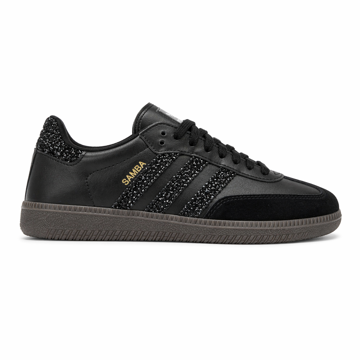 Adidas Samba OG Triple Preto Brilho