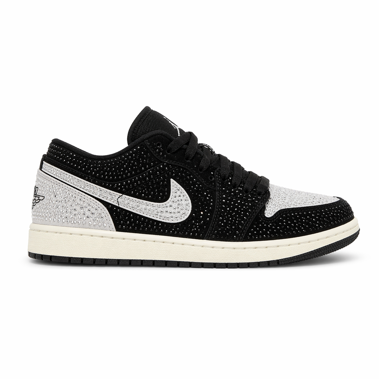 Nike Air Jordan 1 Low Preto Prata