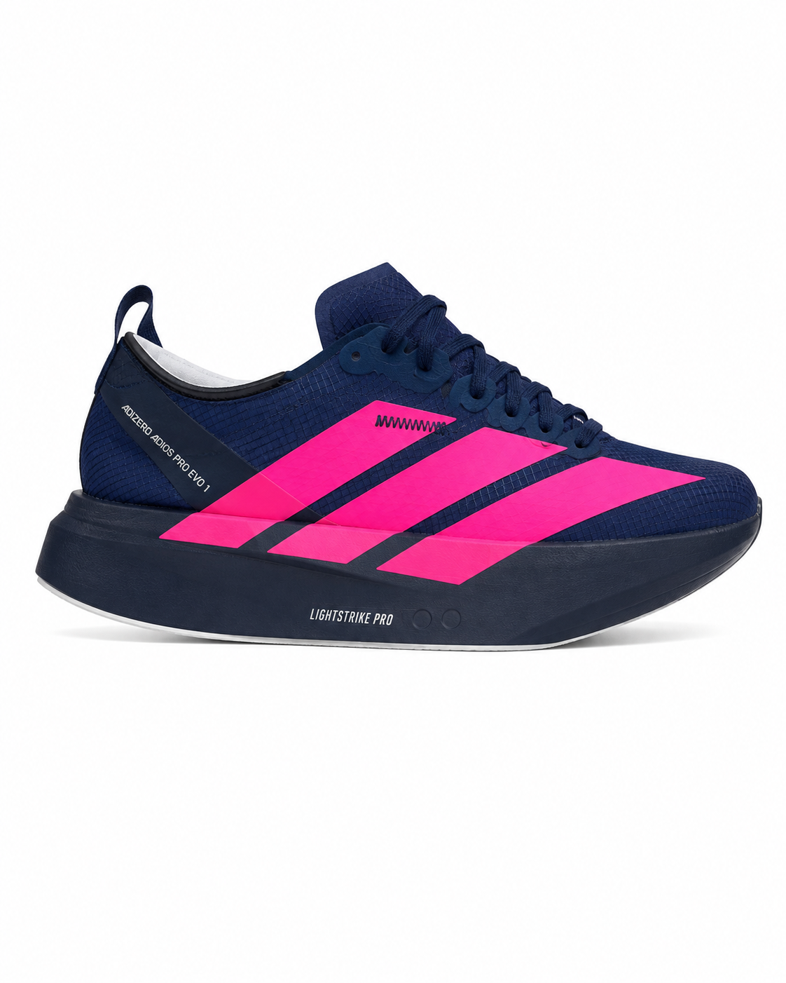 Adidas Adizero Adios Pro 4 – Collegiate Navy / Lucid Pink