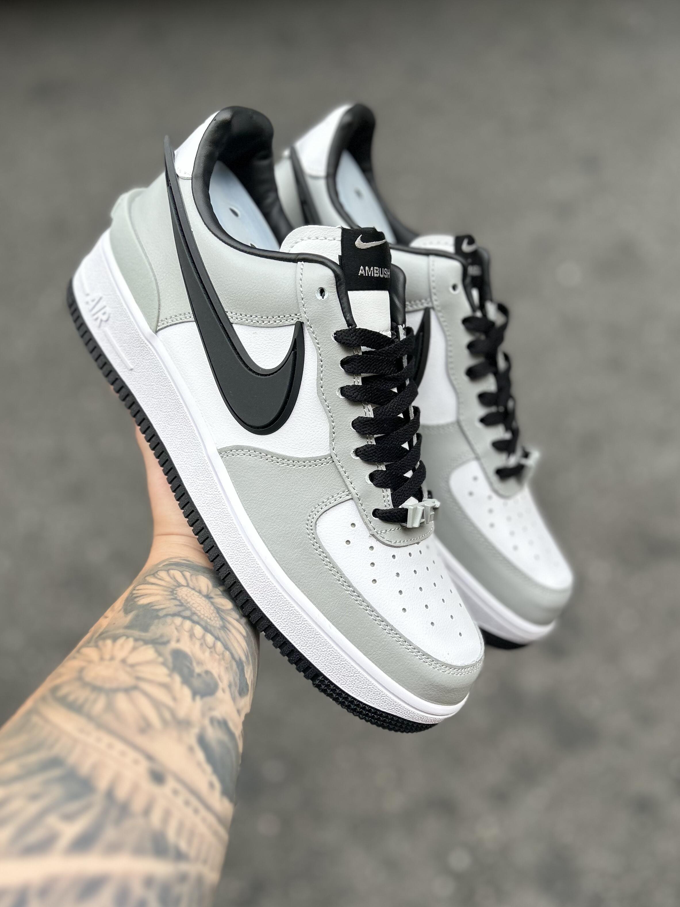 Nike Air Force 1  - Low x AMBUSH White Black