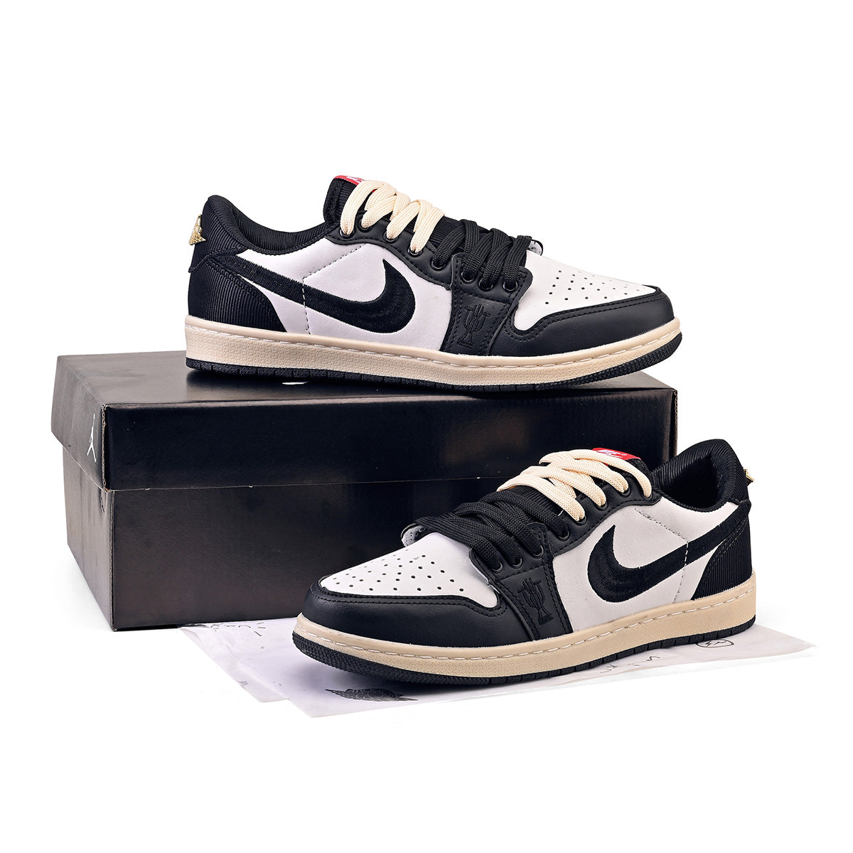 Nike Air Jordan 1 Retro Low OG Trophy Room Away Black White