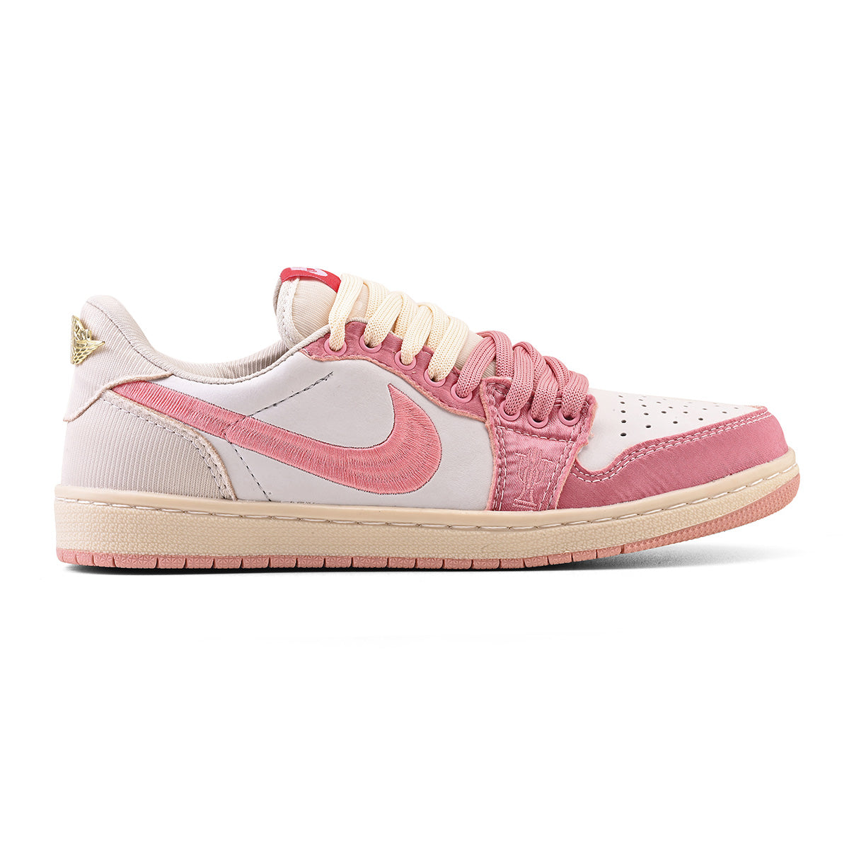 Nike Air Jordan 1 Retro Low OG Trophy Room Away White Pink