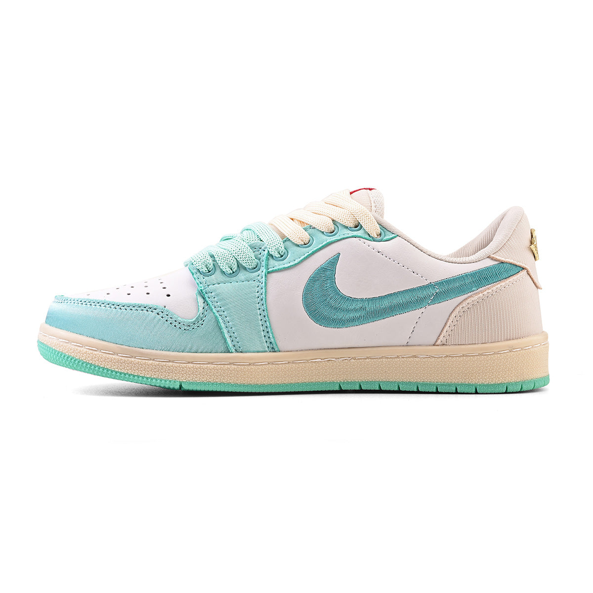 Nike Air Jordan 1 Retro Low OG Trophy Room Away White Aqua