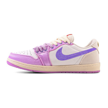 Nike Air Jordan 1 Retro Low OG Trophy Room Away White Purple
