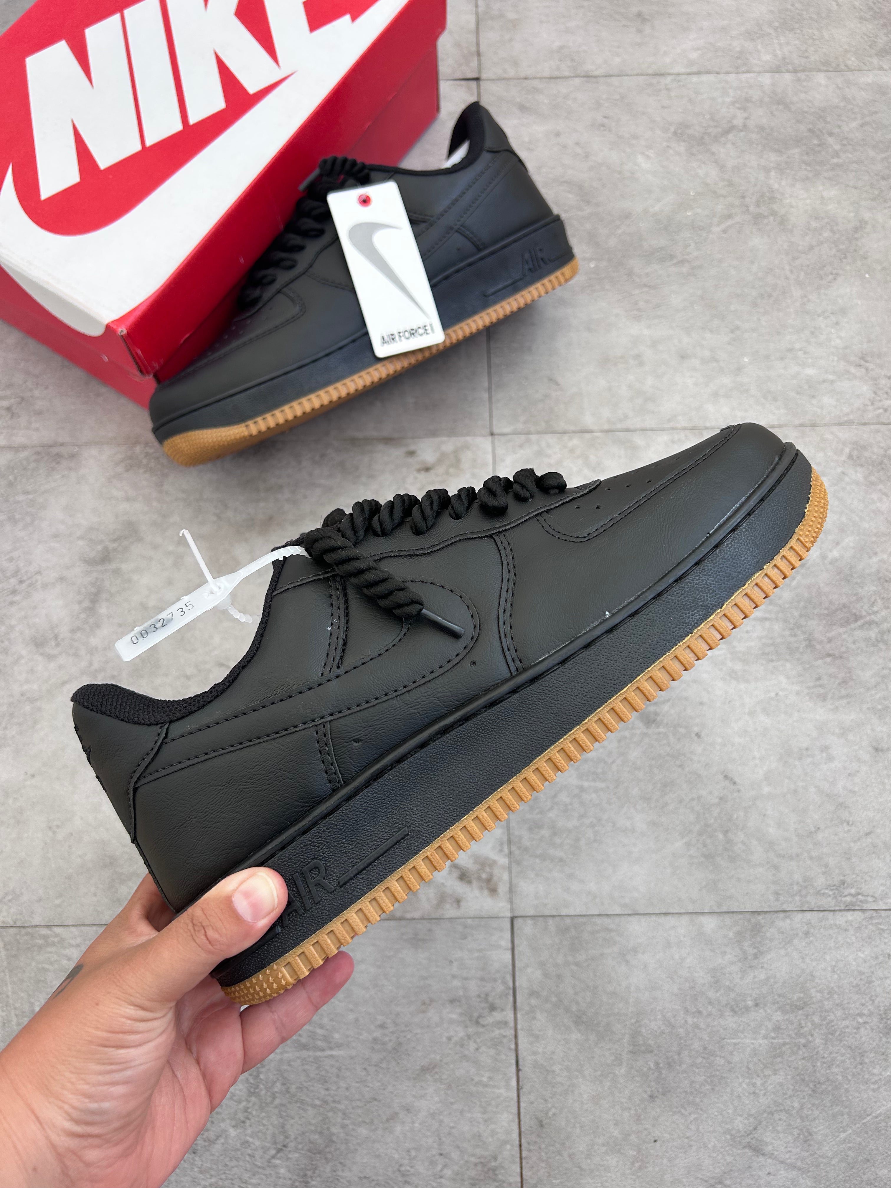 Nike Air Force 1 Low ’07 Black Gum