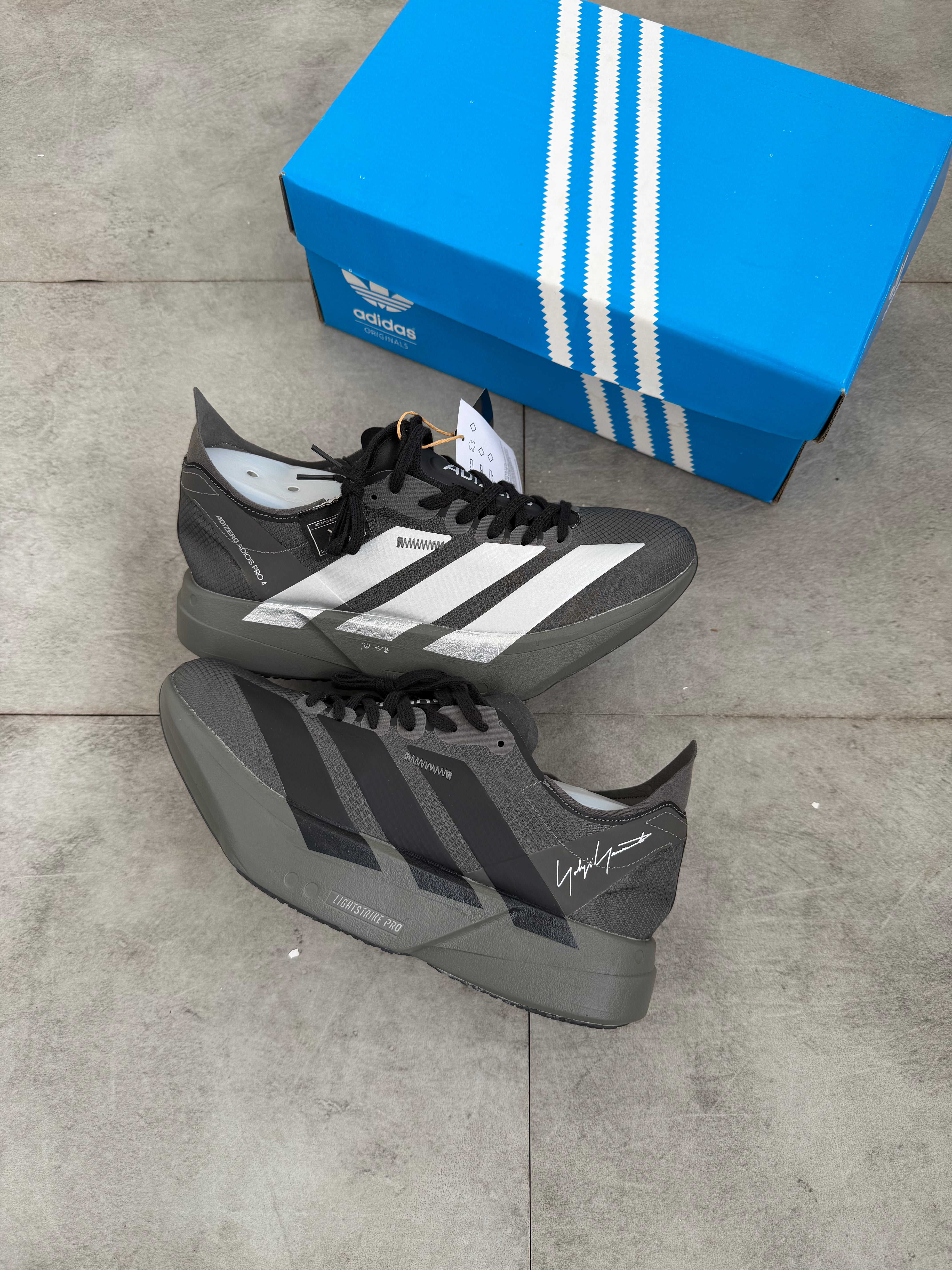 Y-3 x Adidas Adizero Adios Pro 4 – Black / White