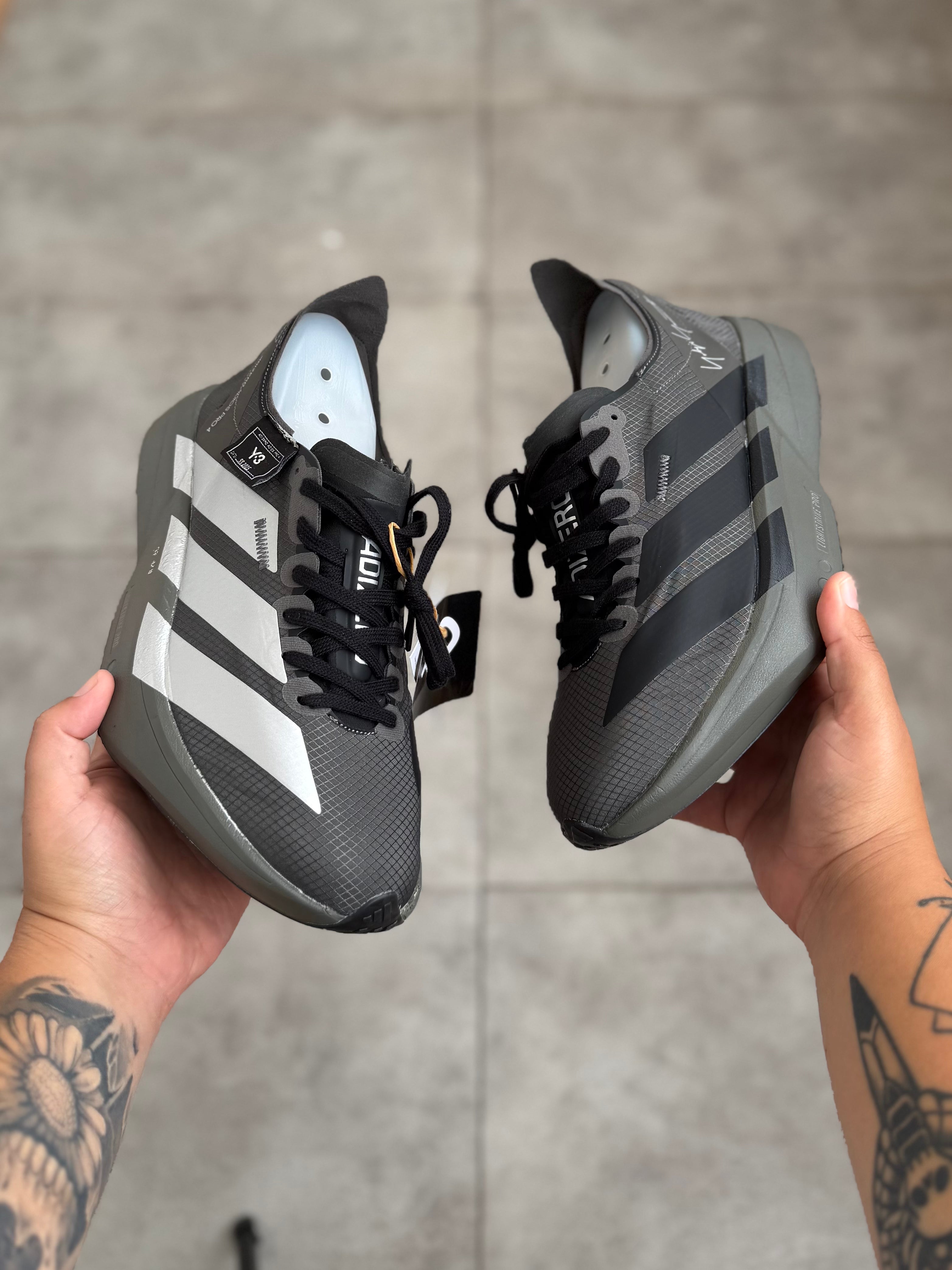 Y-3 x Adidas Adizero Adios Pro 4 – Black / White