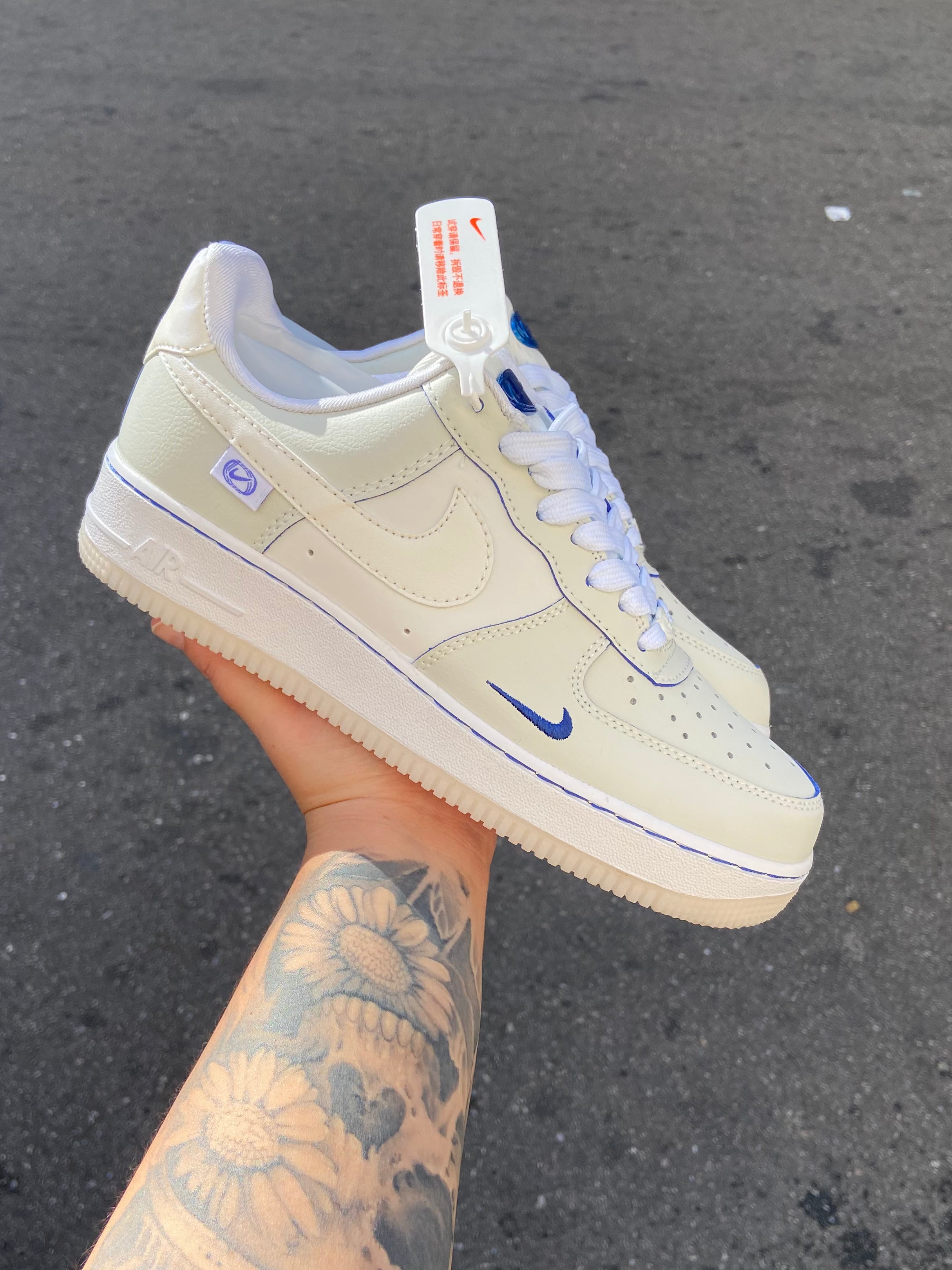 Nike Air Force 1 - Low White Blue
