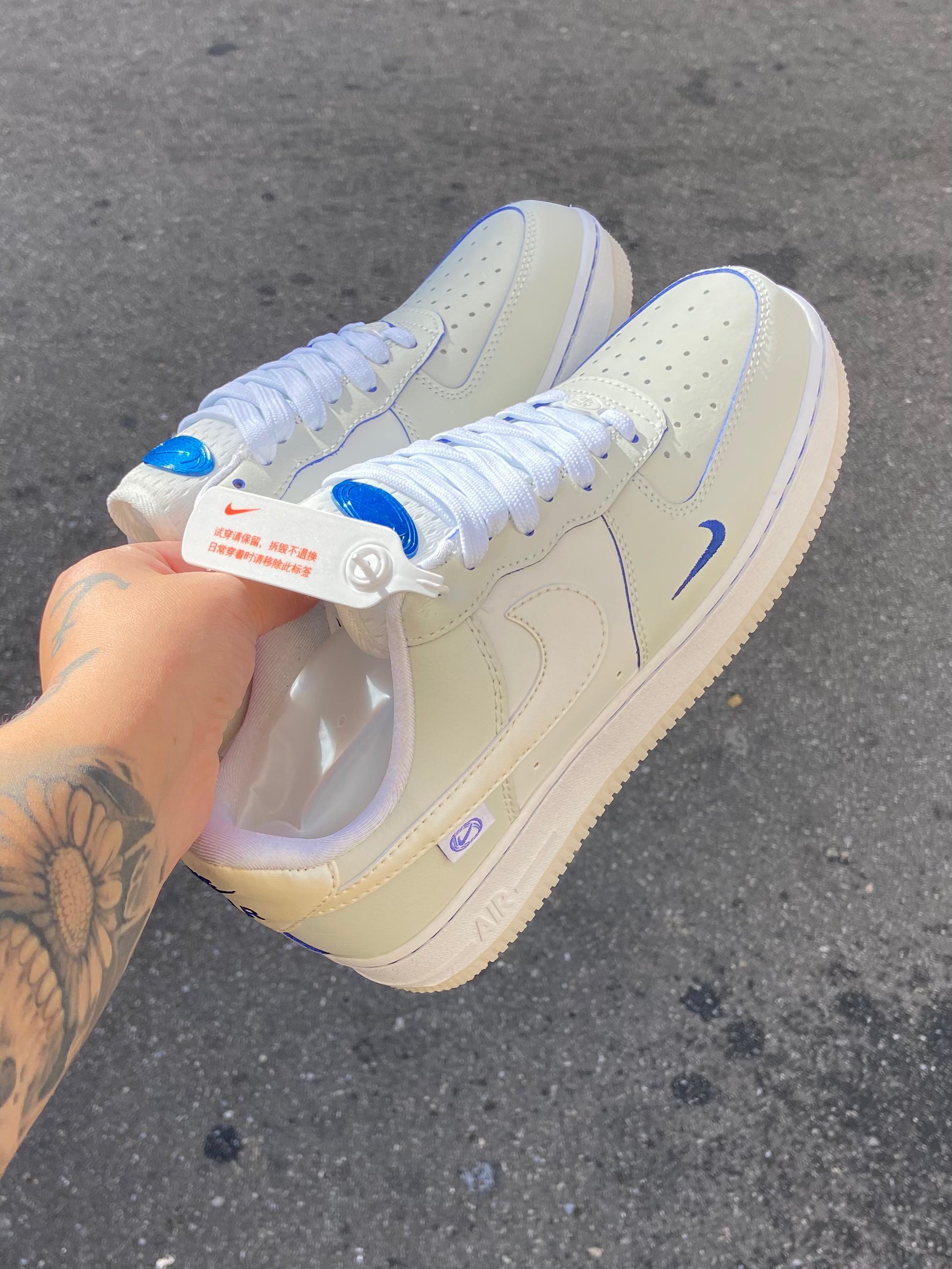 Nike Air Force 1 - Low White Blue