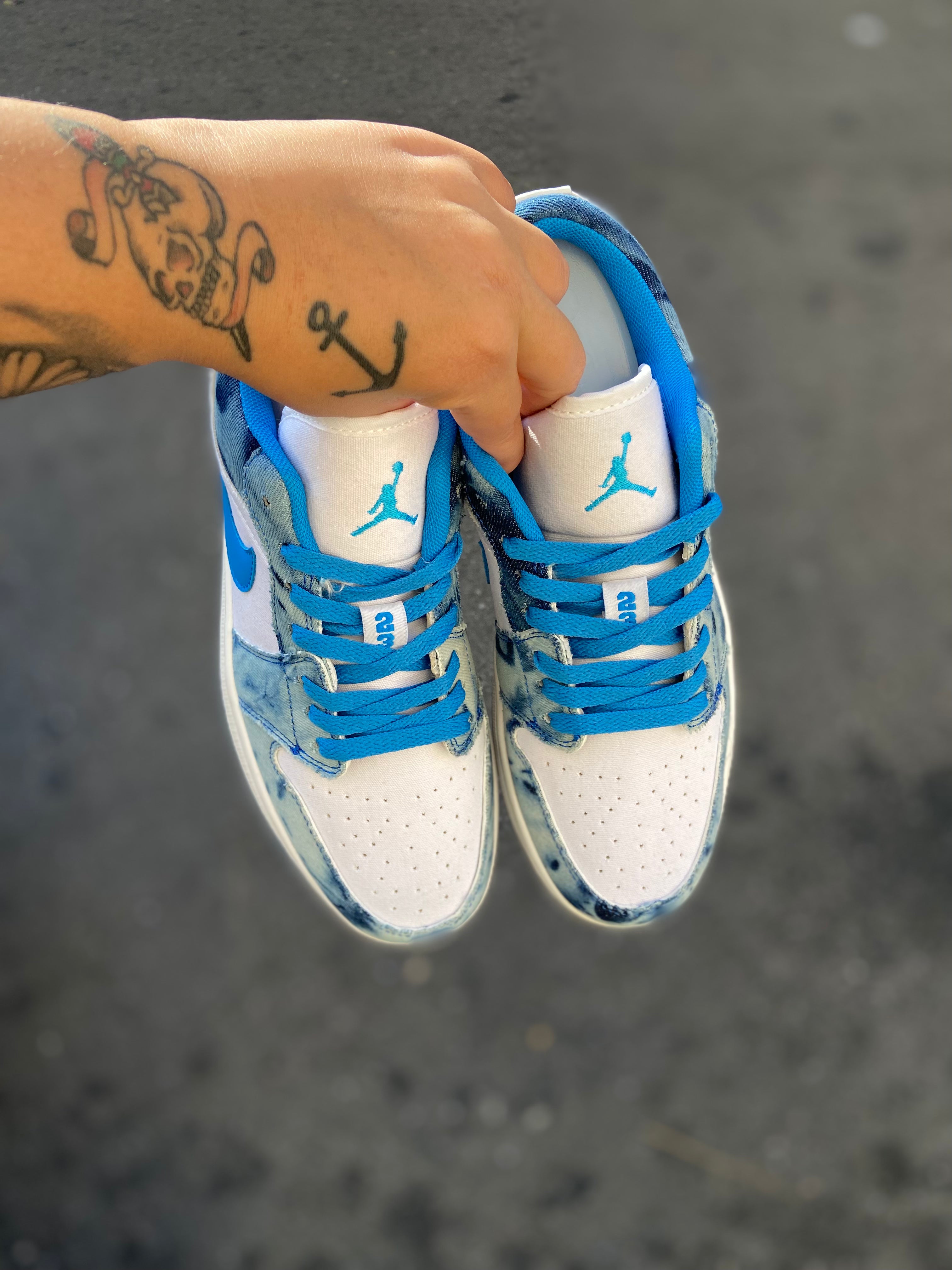Air Jordan 1 Low SE - Tie-Dye Blue