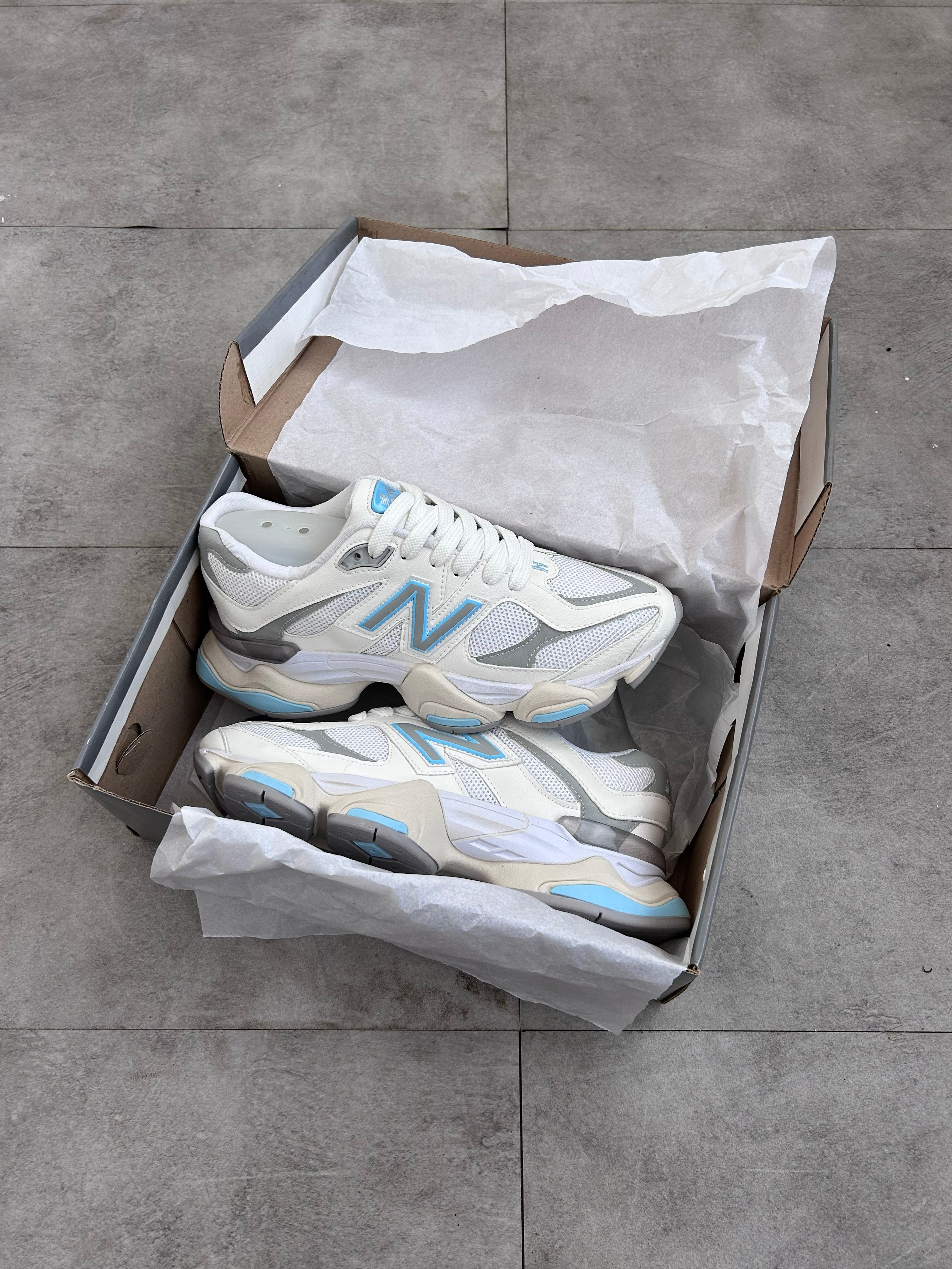 New Balance 9060 - White Sky Blue