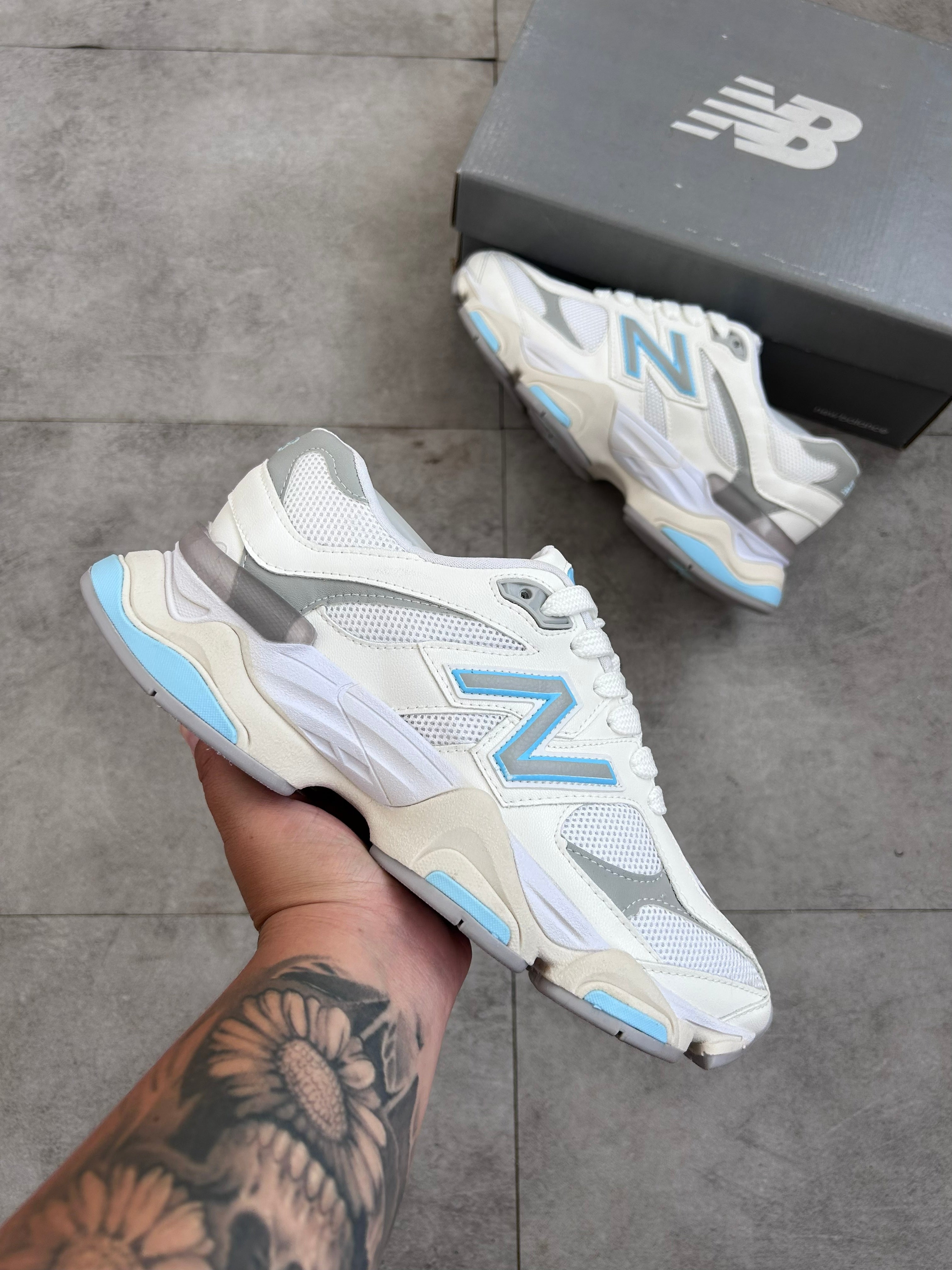 New Balance 9060 - White Sky Blue