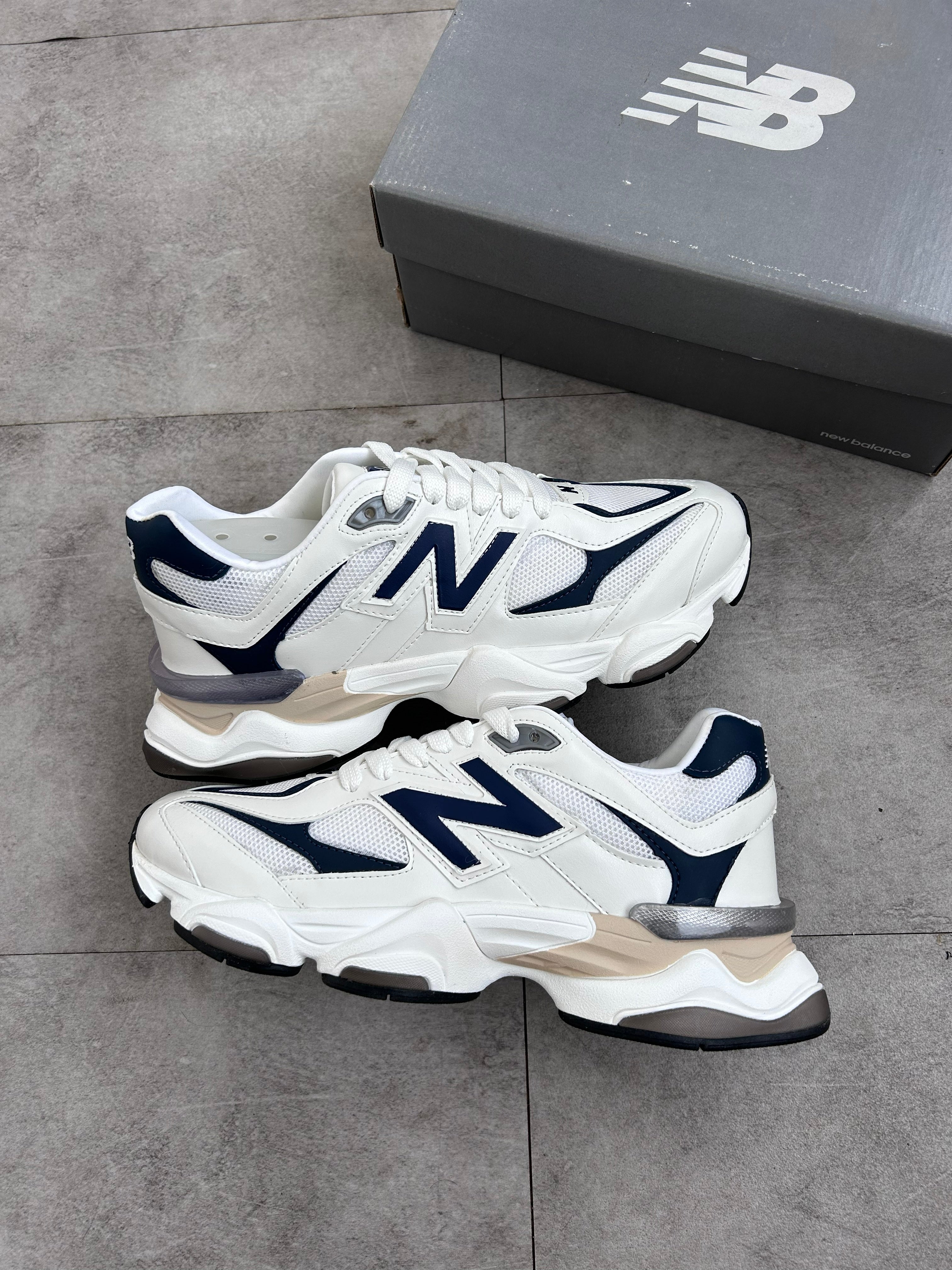 New Balance 9060 - White Navy