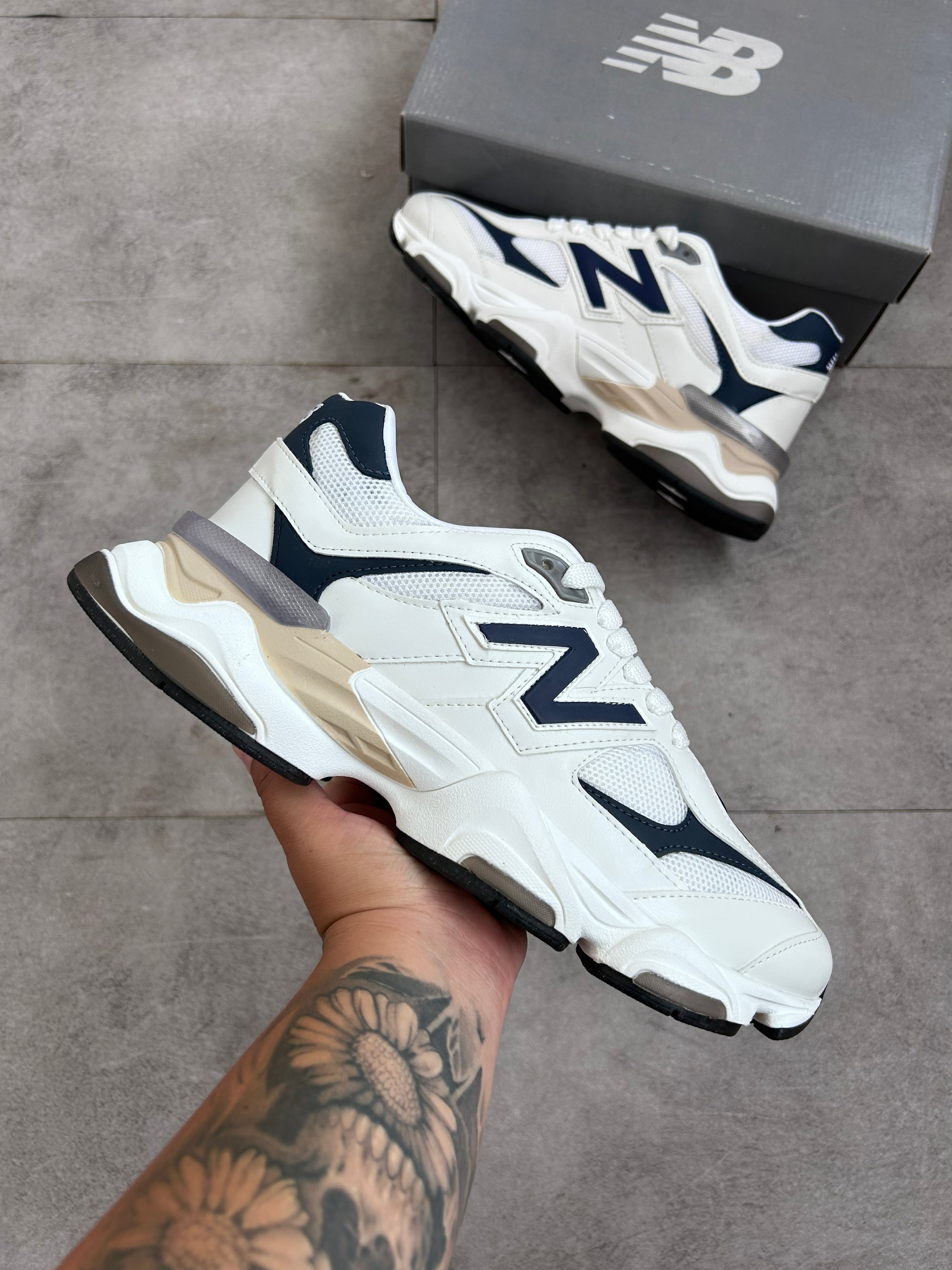 New Balance 9060 - White Navy