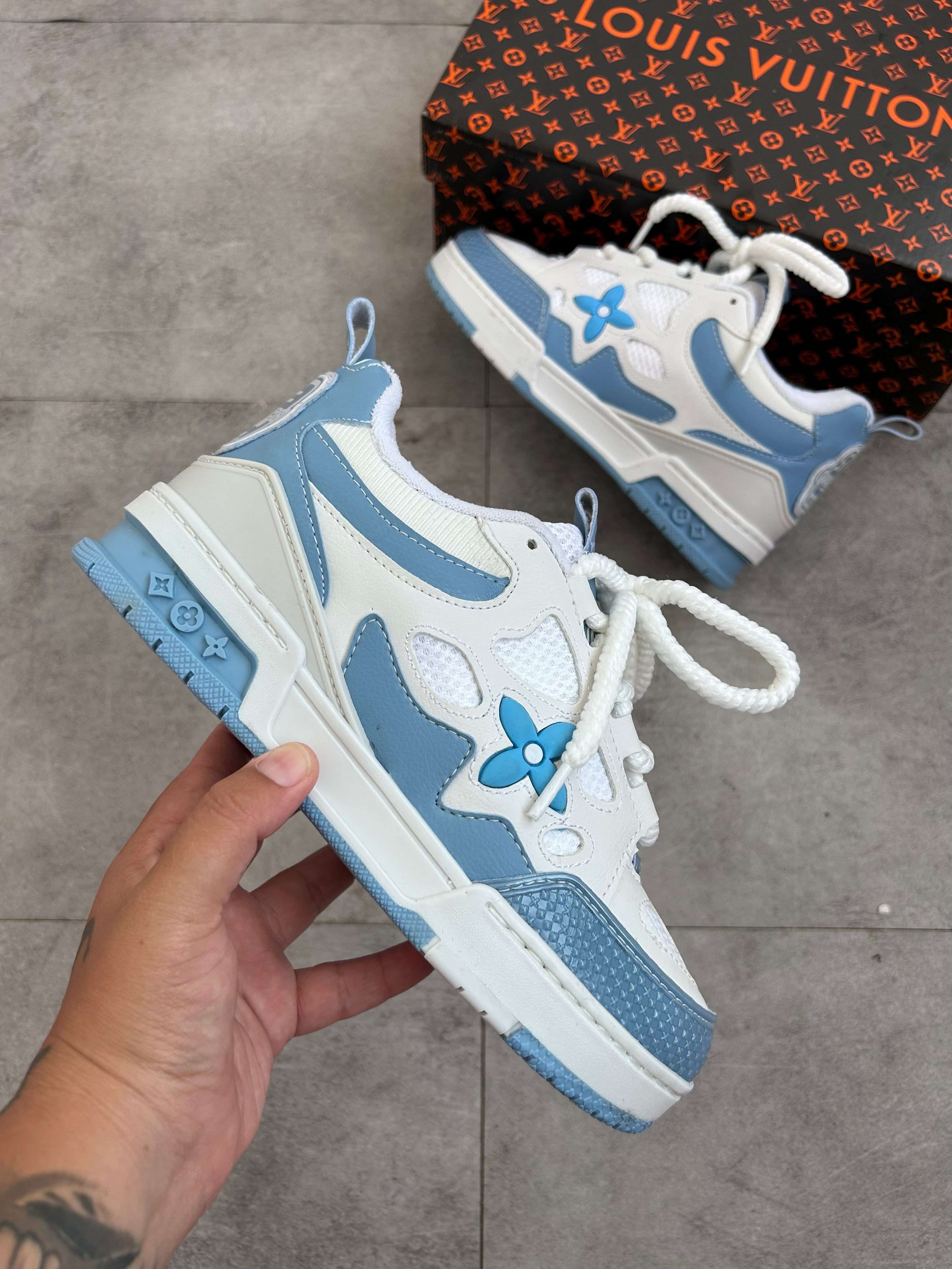 Louis Vuitton LV Skate - White and Blue