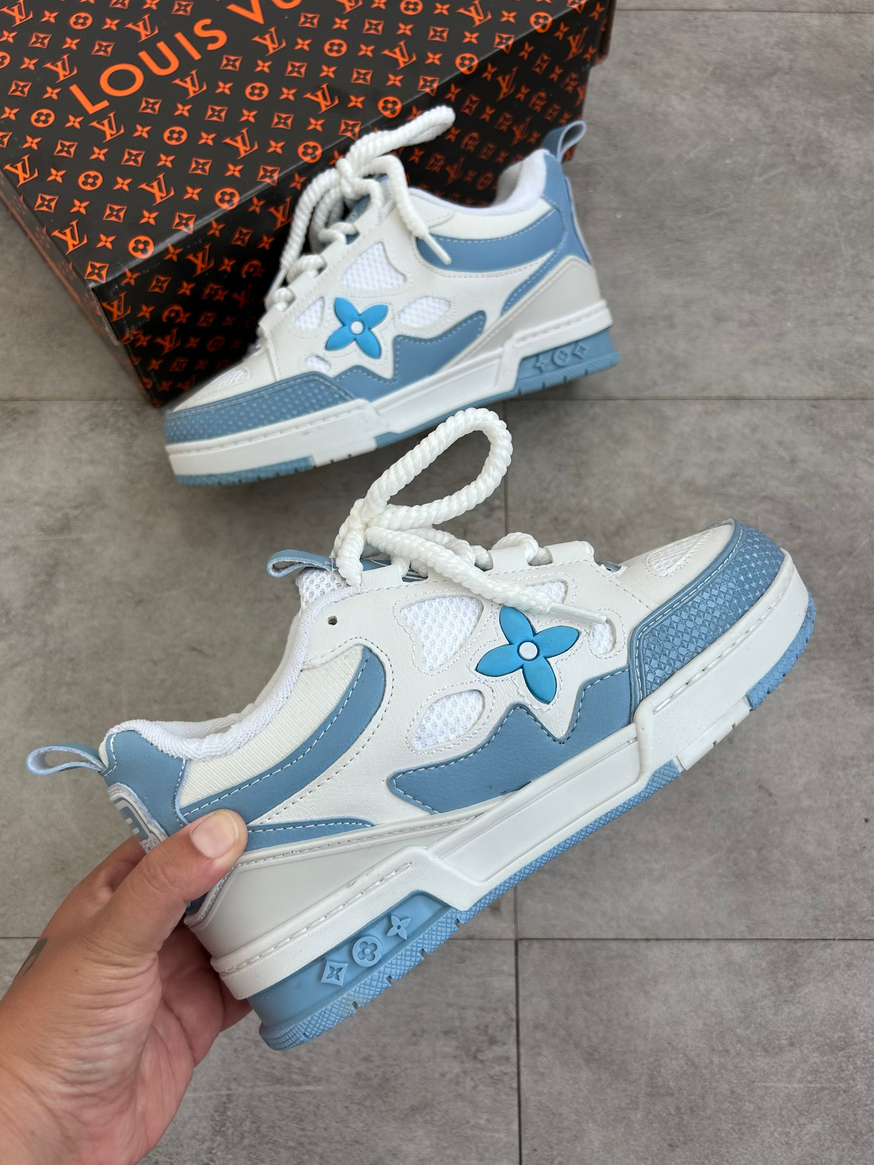 Louis Vuitton LV Skate - White and Blue