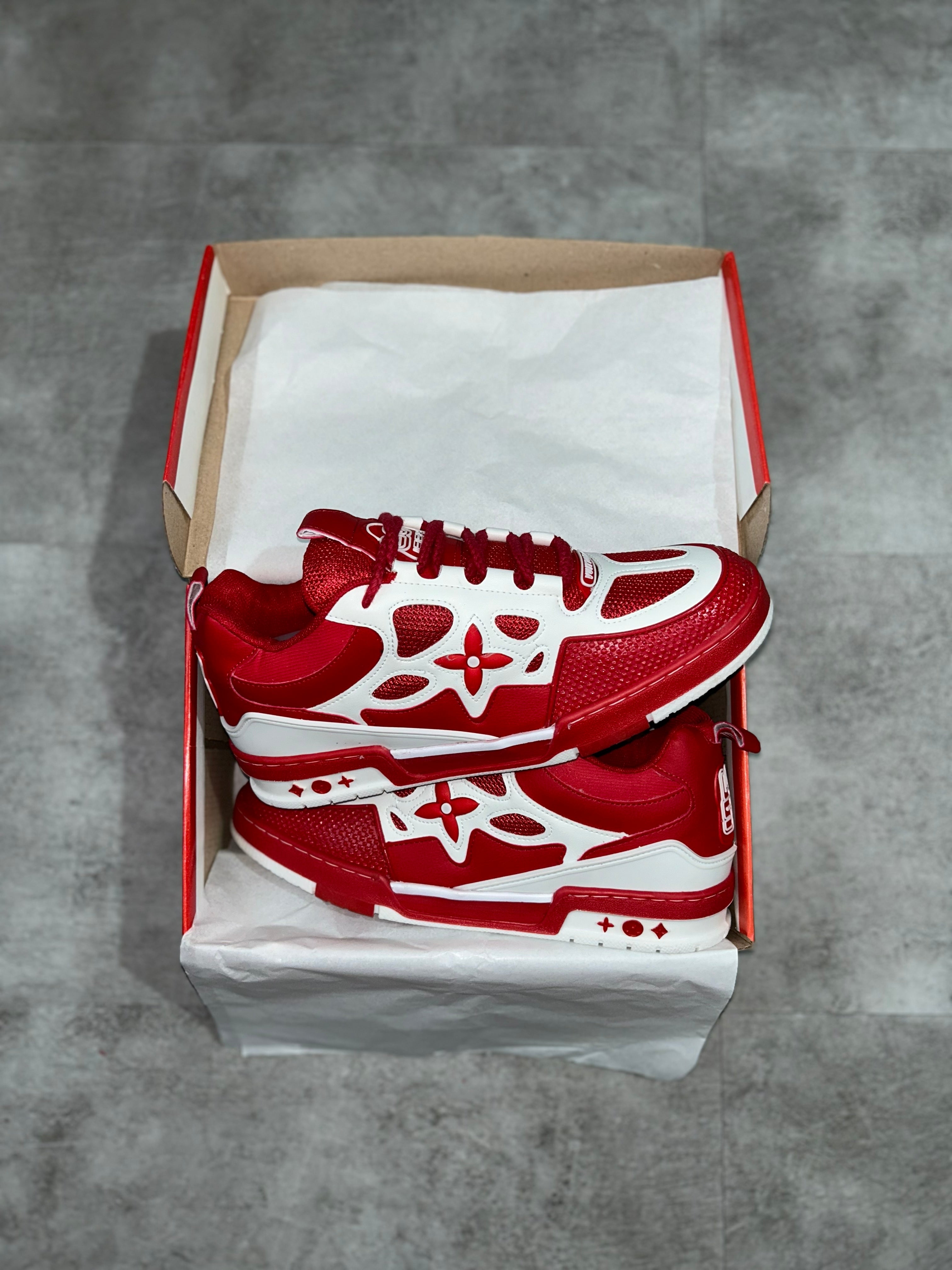 Louis Vuitton LV Skate - White/Red