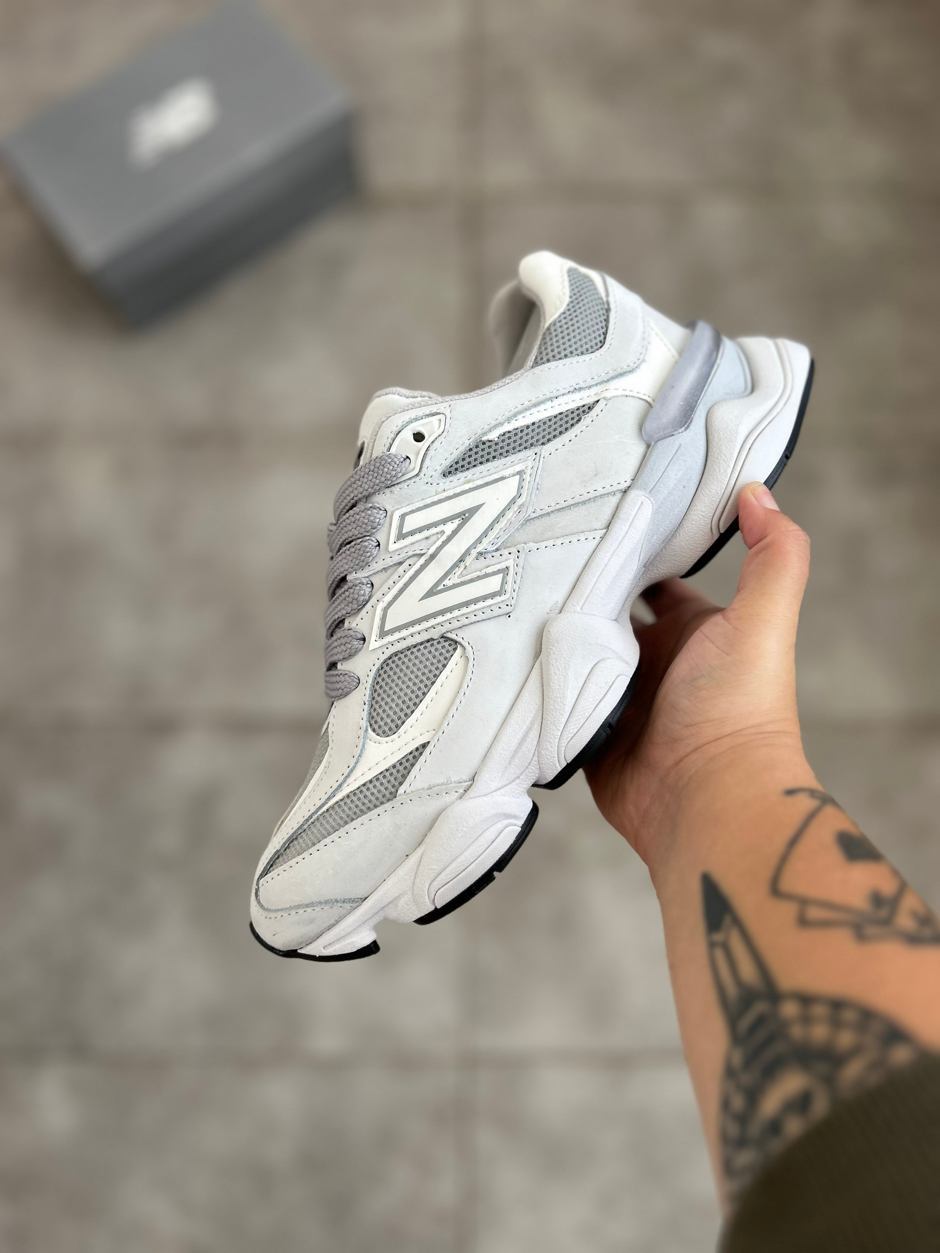 New Balance 9060 - White Raincloud