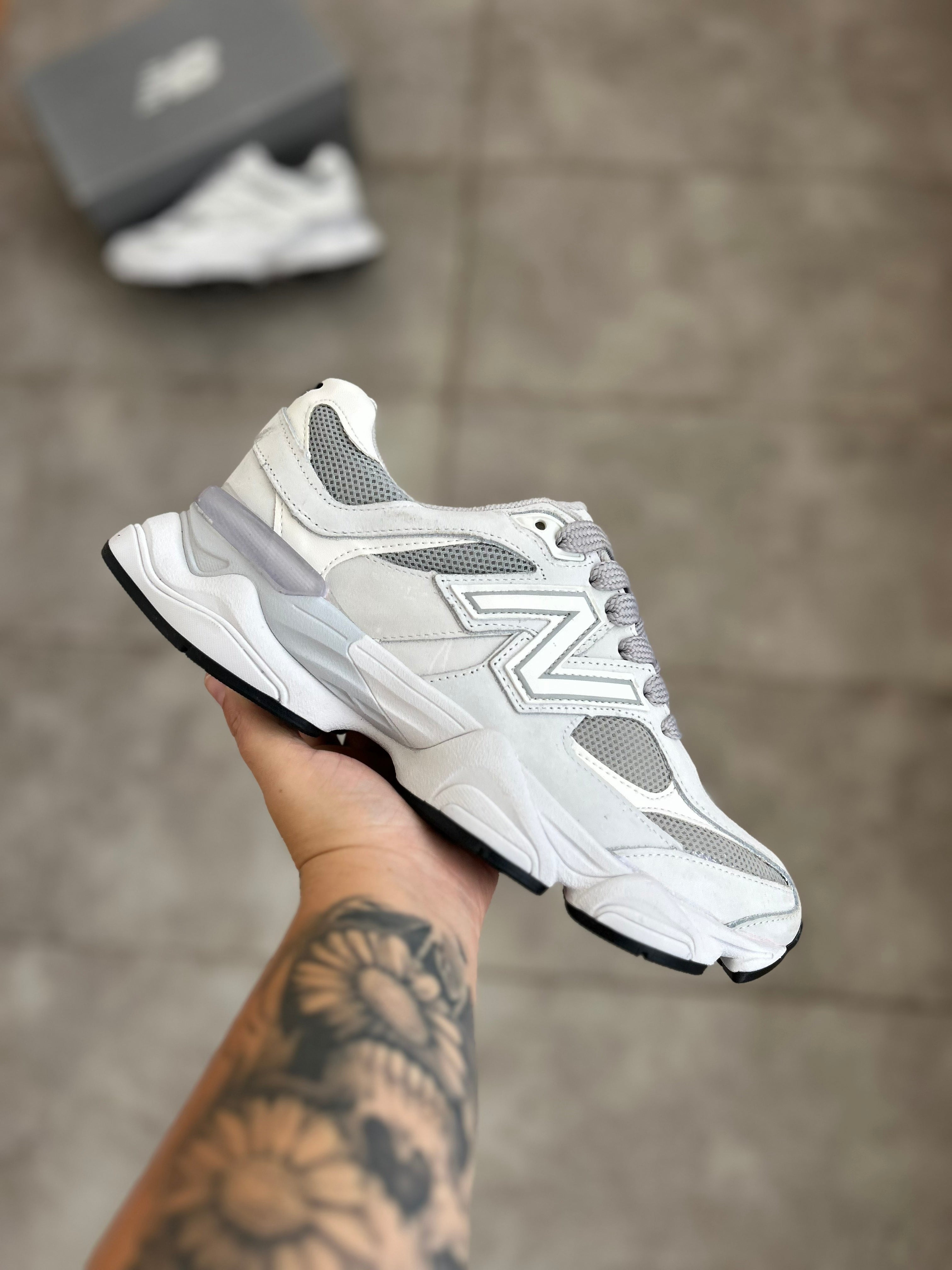 New Balance 9060 - White Raincloud