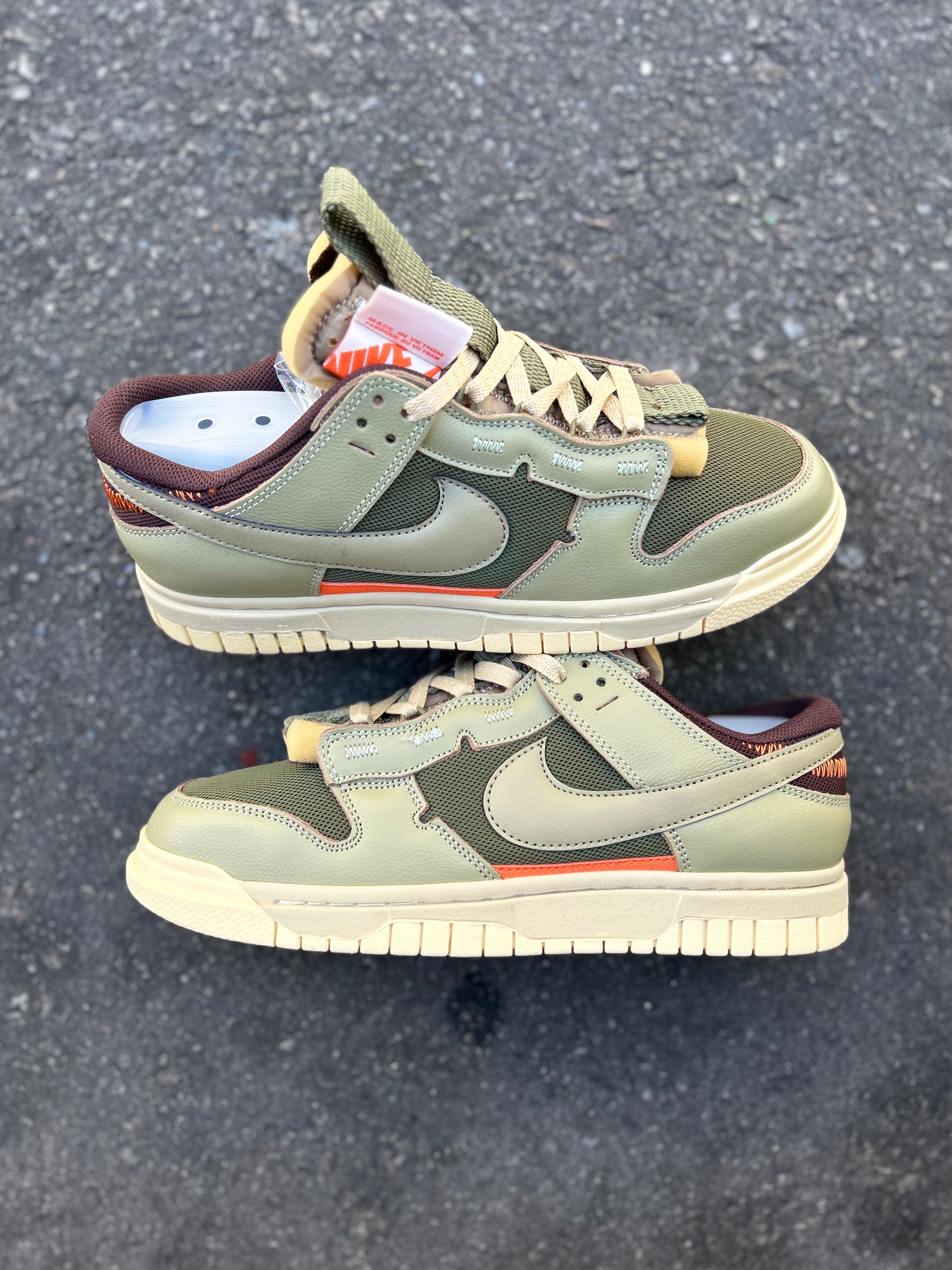 Nike Dunk Low - Olive Military Custom