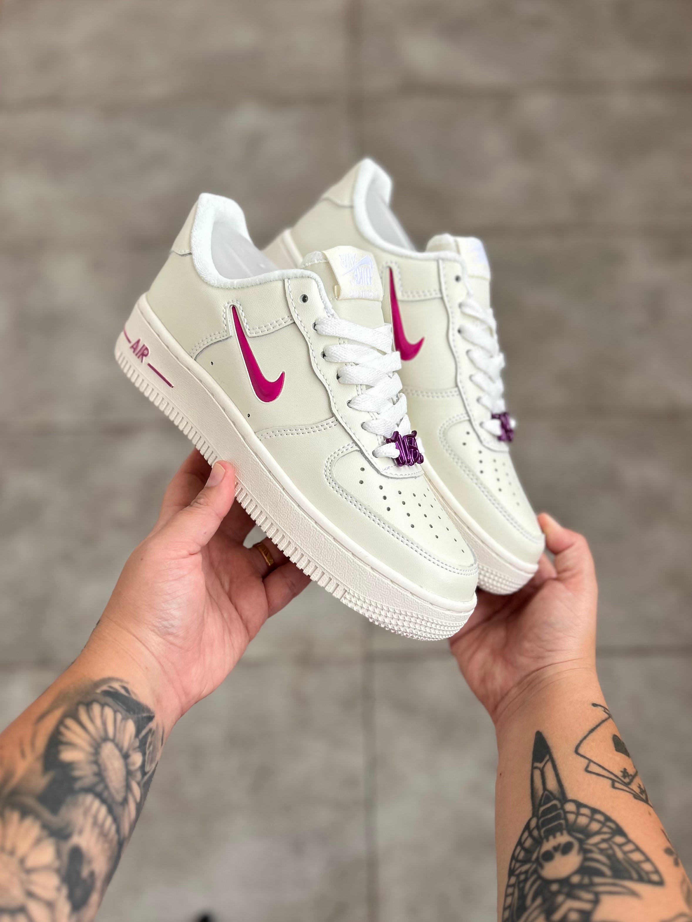 Nike Air Force 1 '07 - Low White Fuchsia