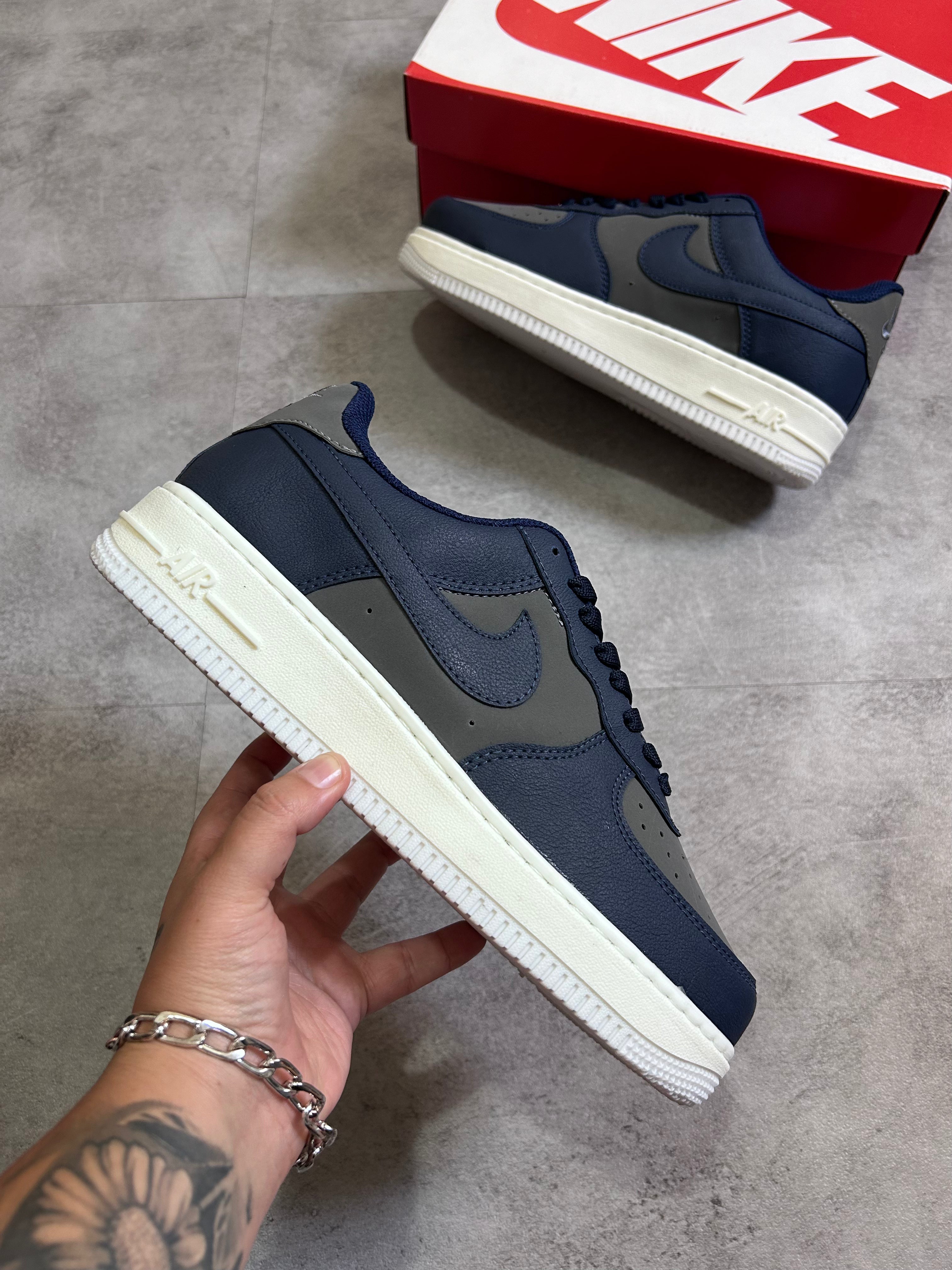 Nike Air Force 1 ’07 - LV8 Canvas Midnight Navy/Wolf Grey