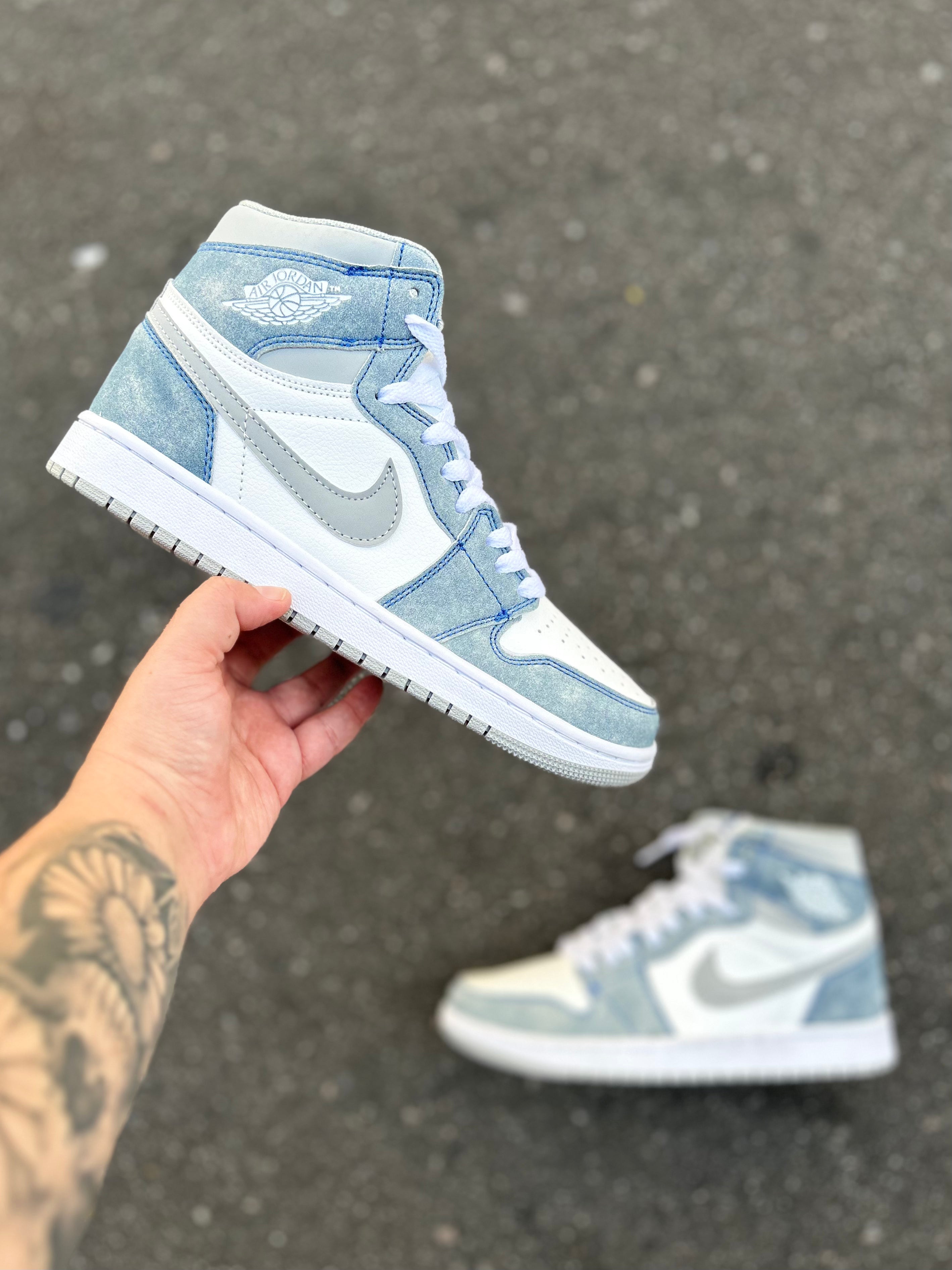 Nike Air Jordan 1 - Washed Denim Blue