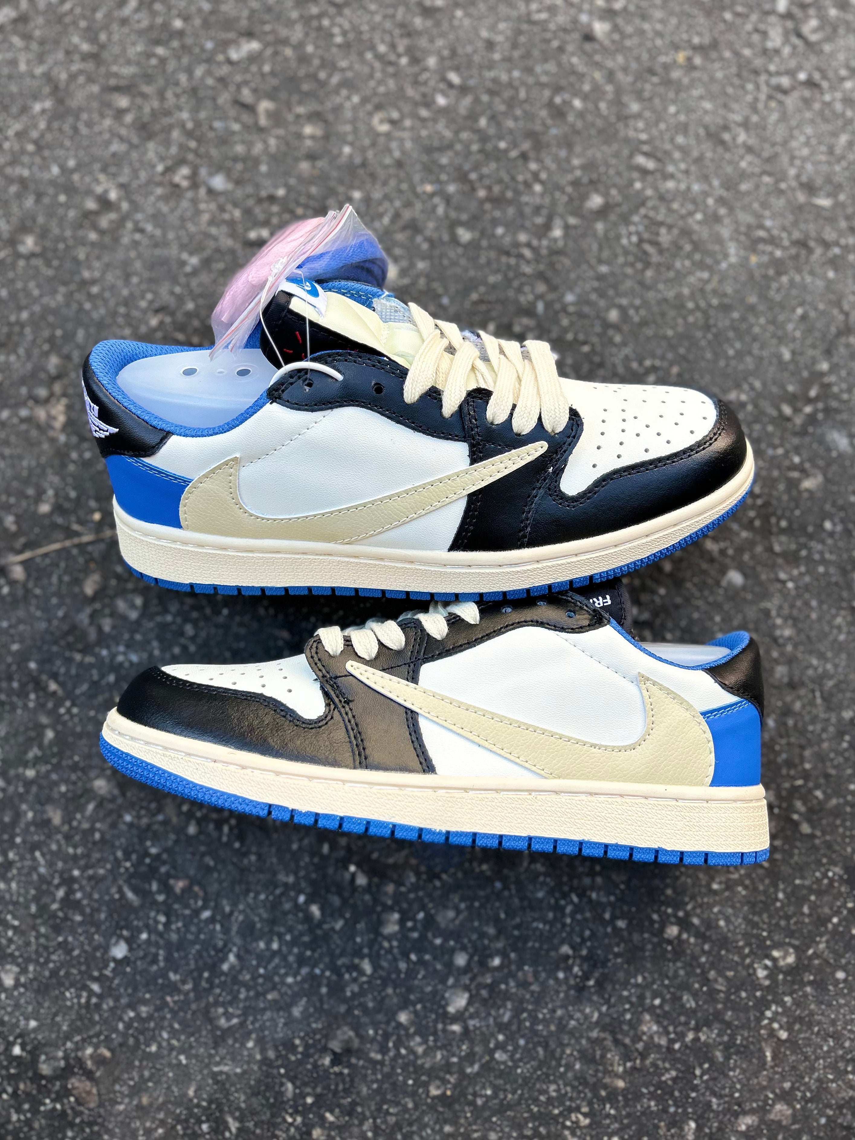 Air Jordan 1 Low OG SP x Travis Scott x Fragment Military Blue