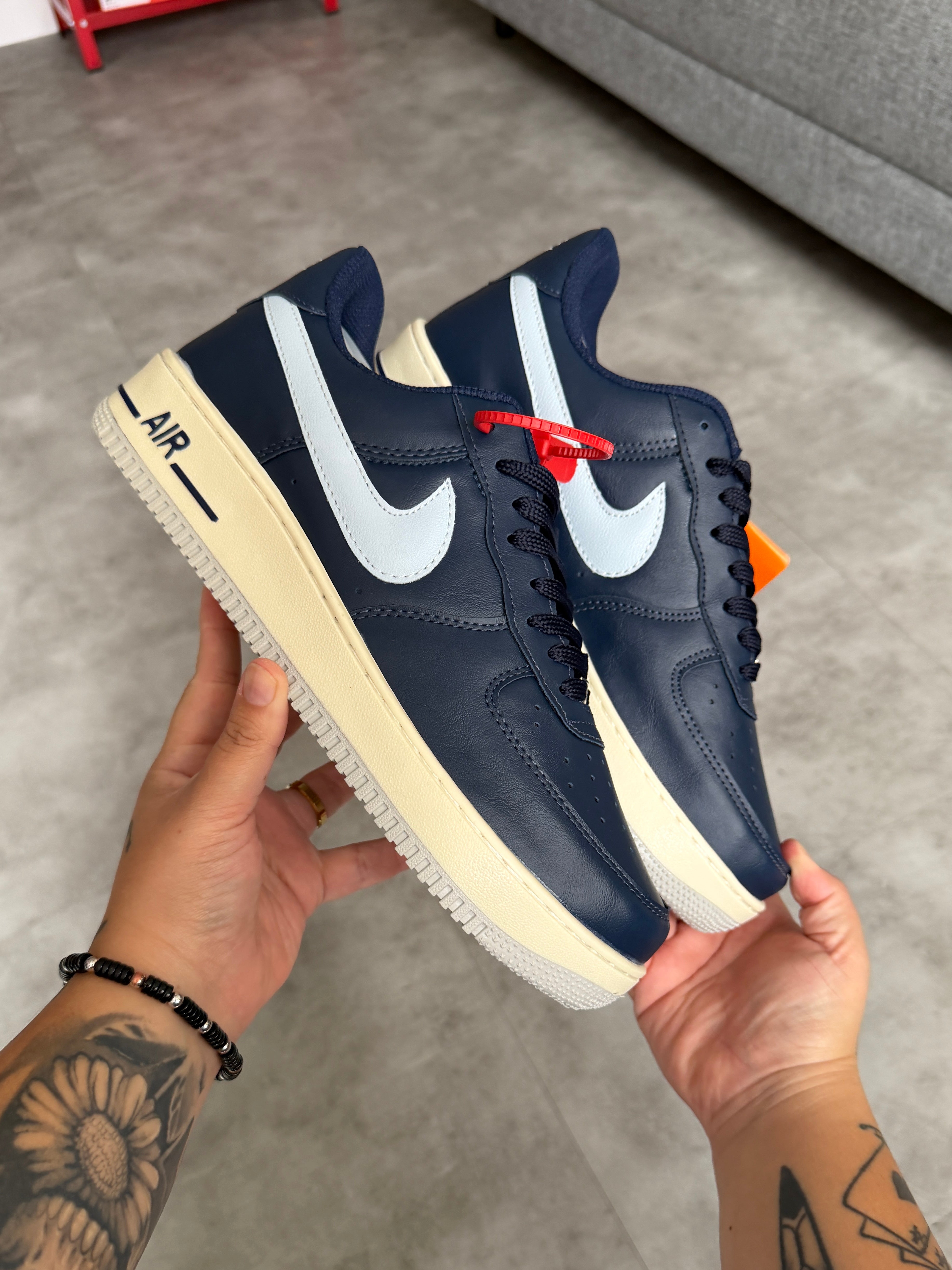 Nike Air Force 1 ’07 - LV8 Reflective Swoosh Midnight Navy