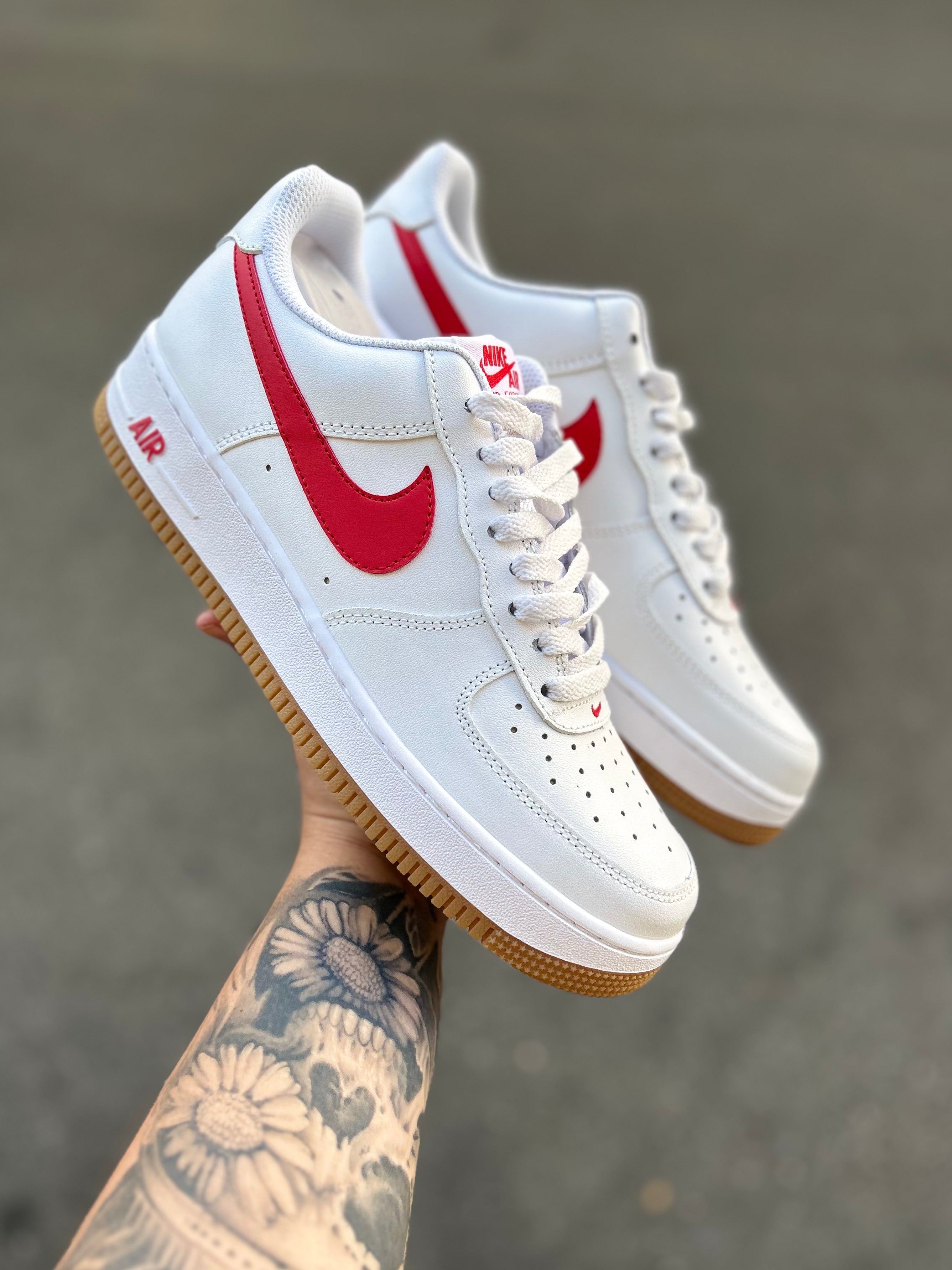 Nike Air Force 1 Low White/Red - University