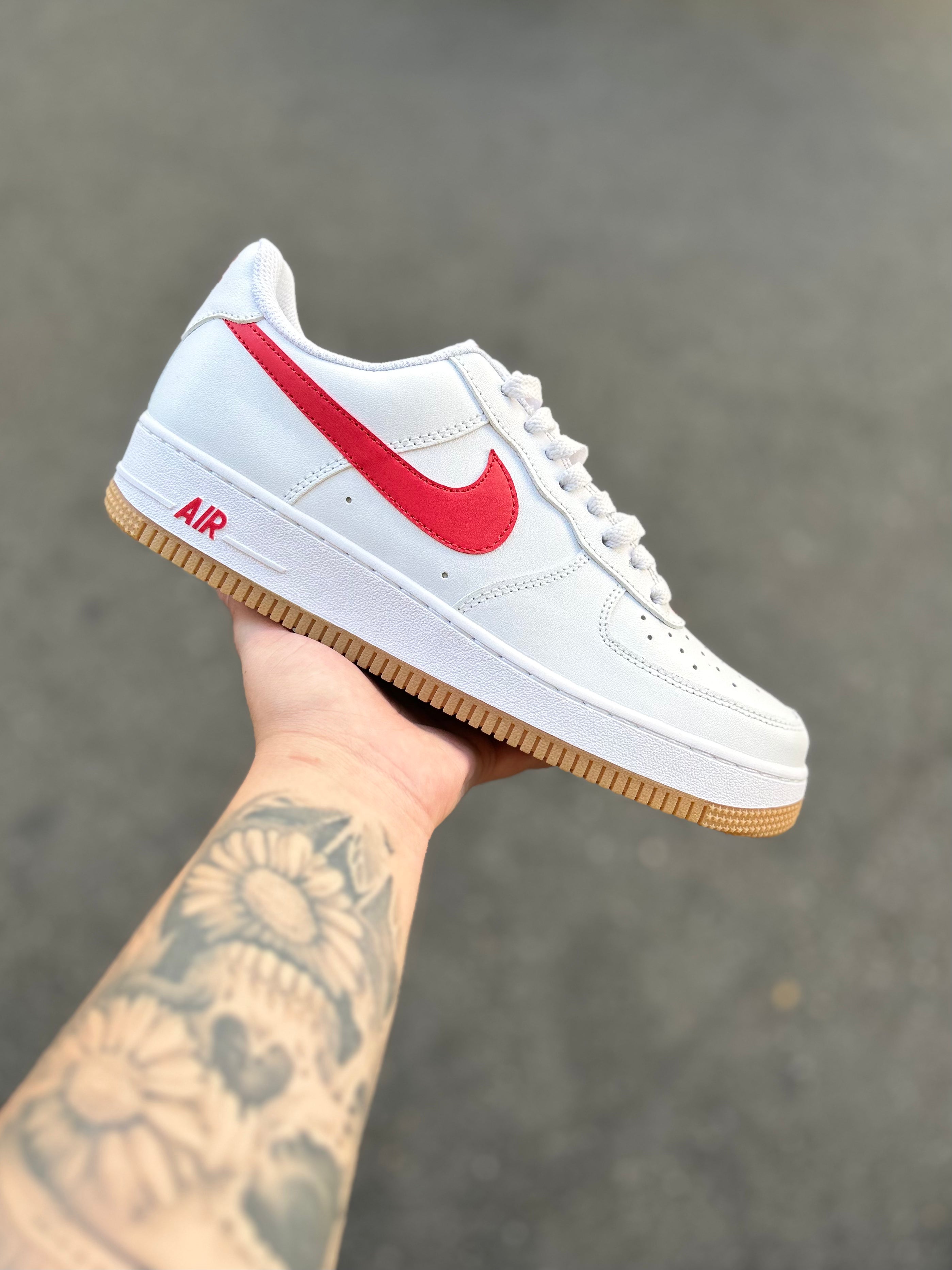 Nike Air Force 1 Low White/Red - University