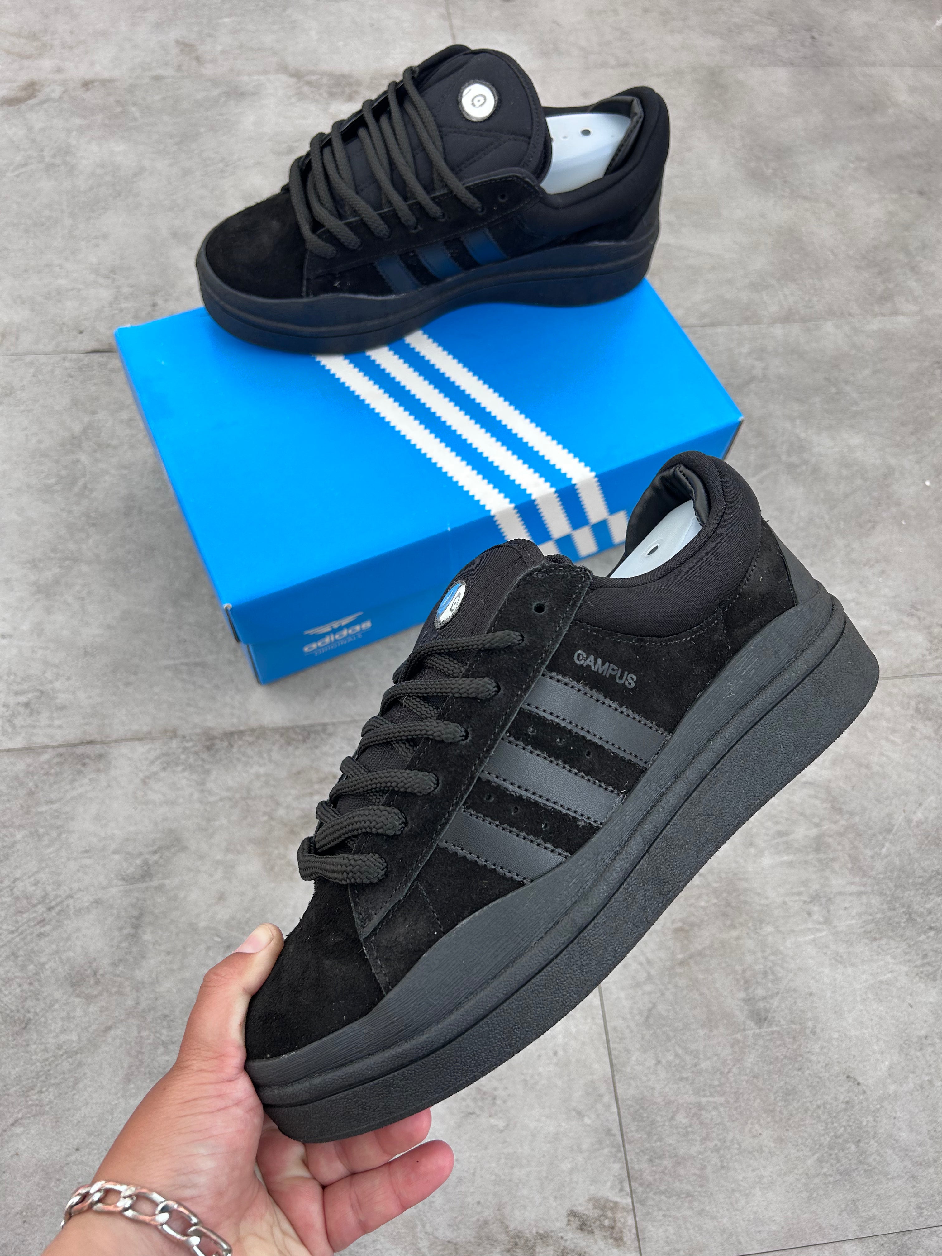 Adidas Campus x Bad Bunny Triple Black