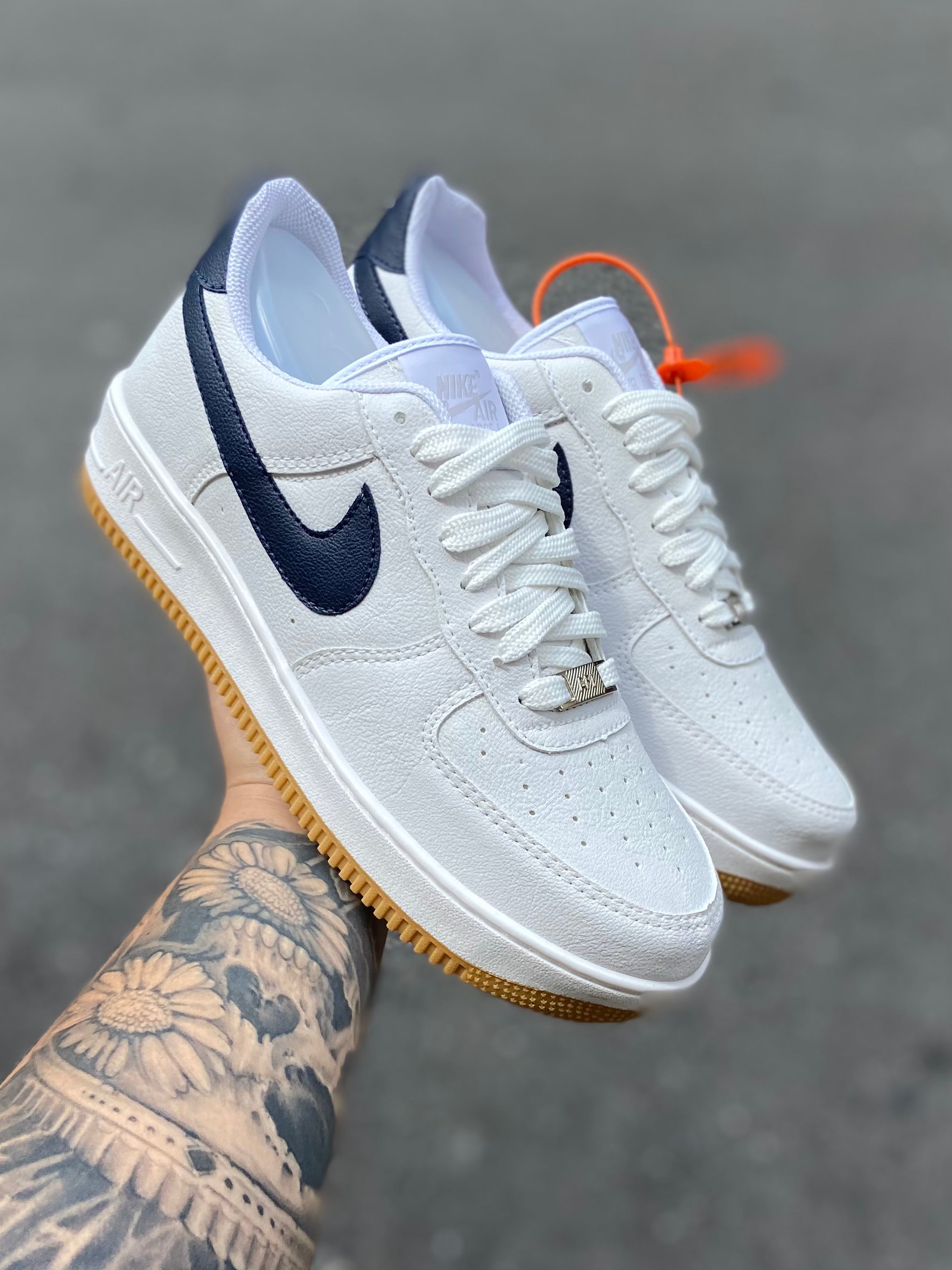 Nike Air Force 1 ’07 - White Midnight Navy Gum