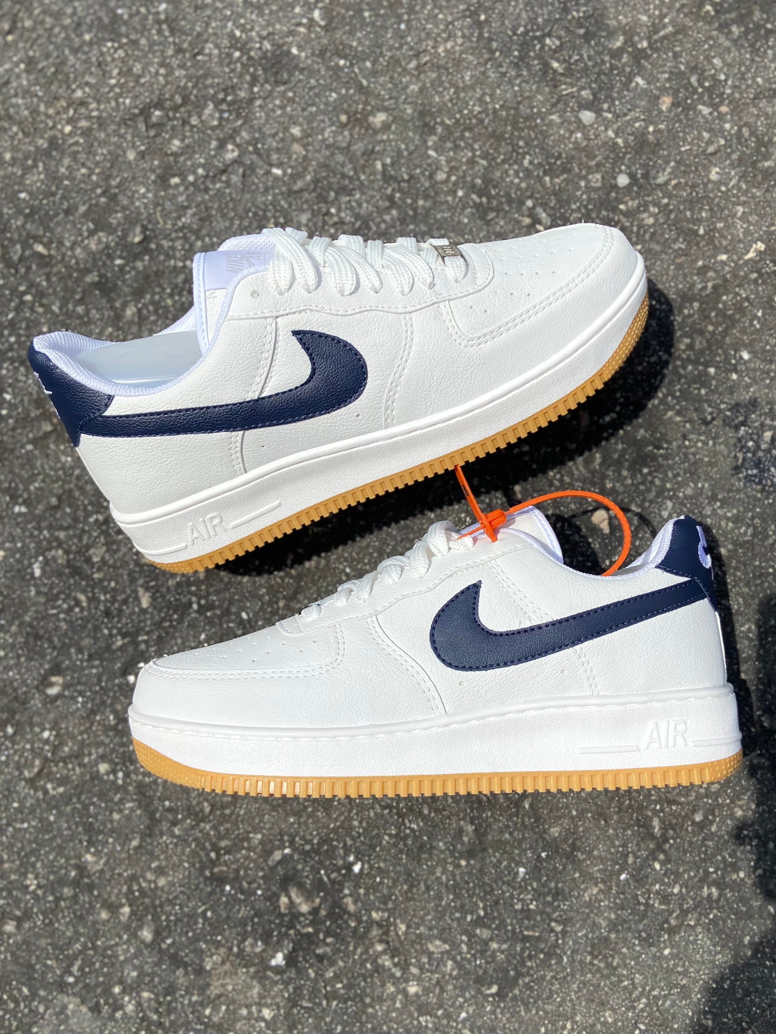 Nike Air Force 1 ’07 - White Midnight Navy Gum