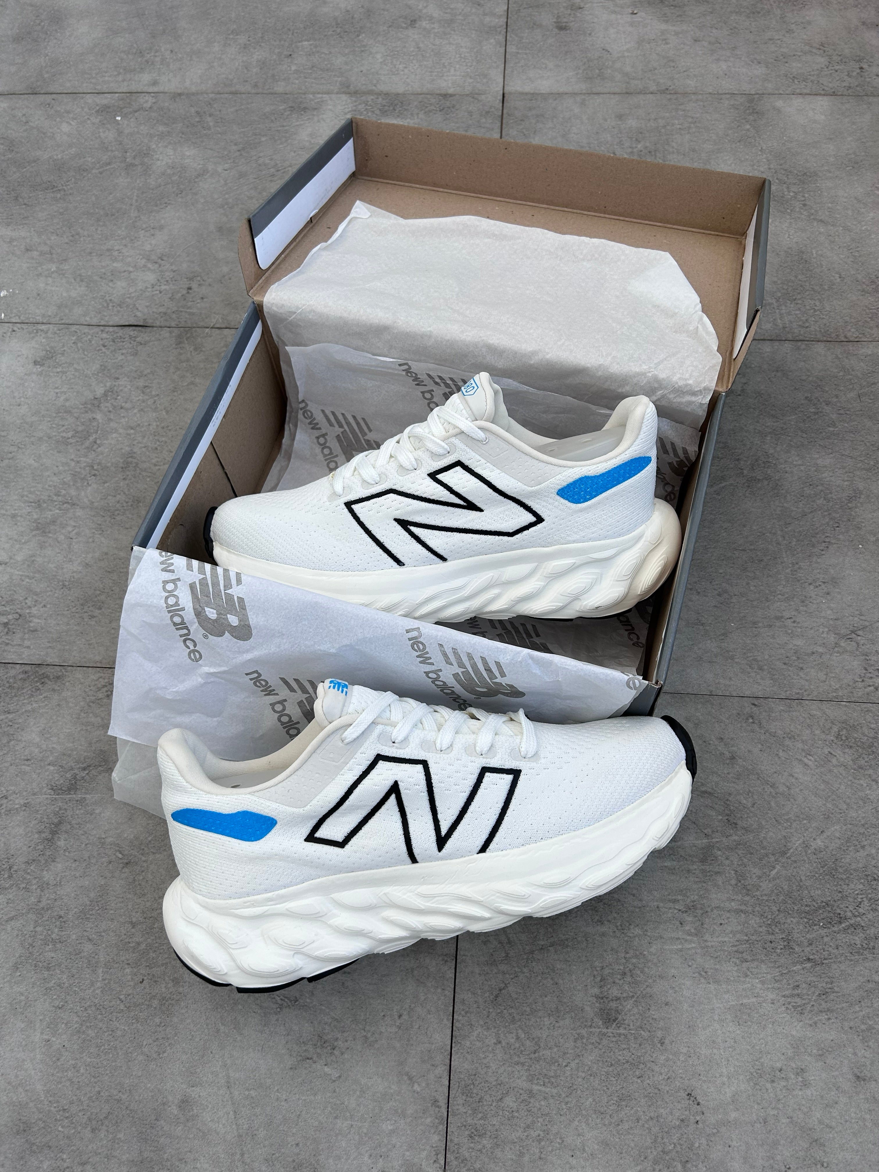 New Balance Fresh Foam X 1080 v14 - White/Blue