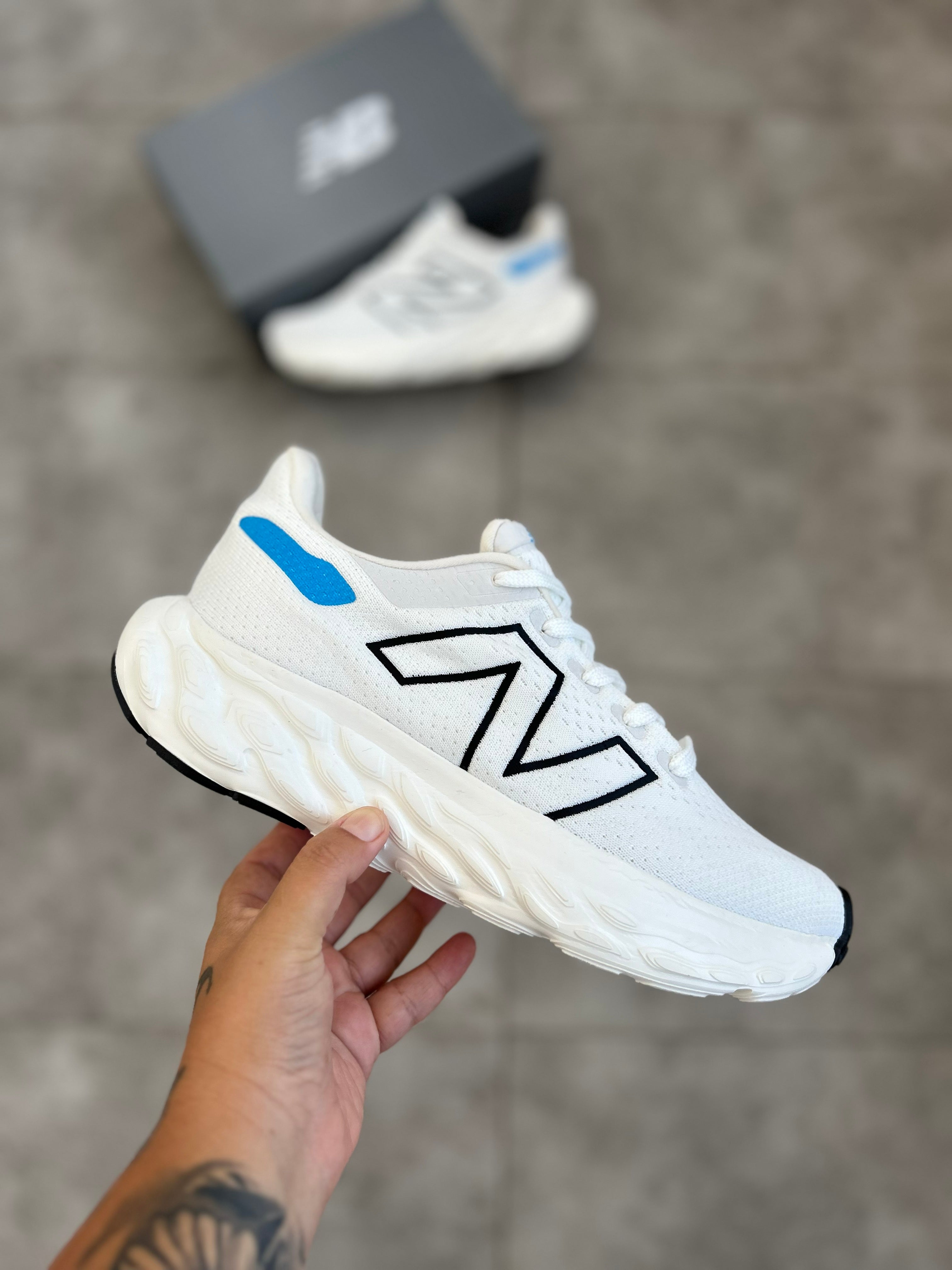 New Balance Fresh Foam X 1080 v14 - White/Blue