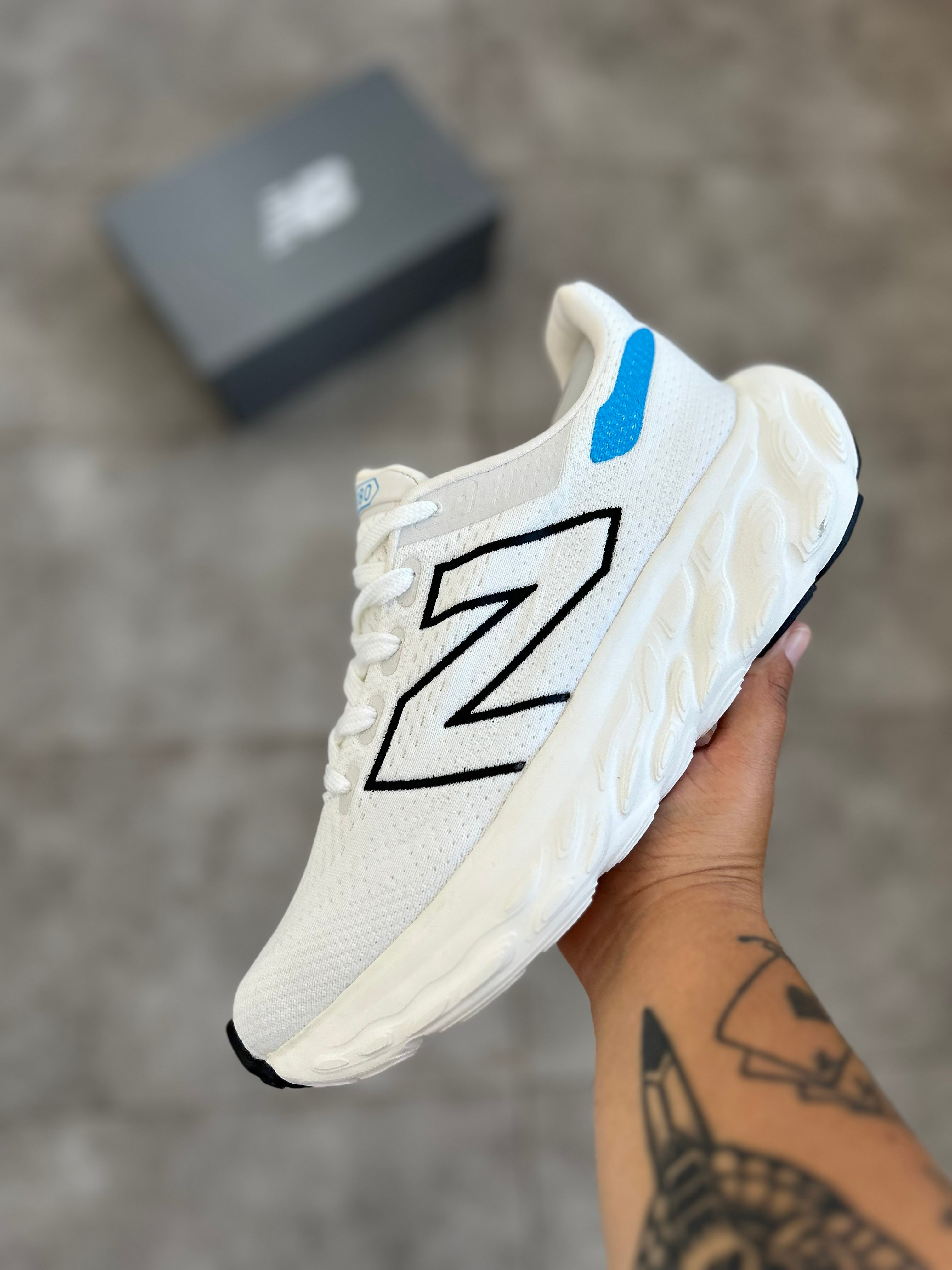 New Balance Fresh Foam X 1080 v14 - White/Blue