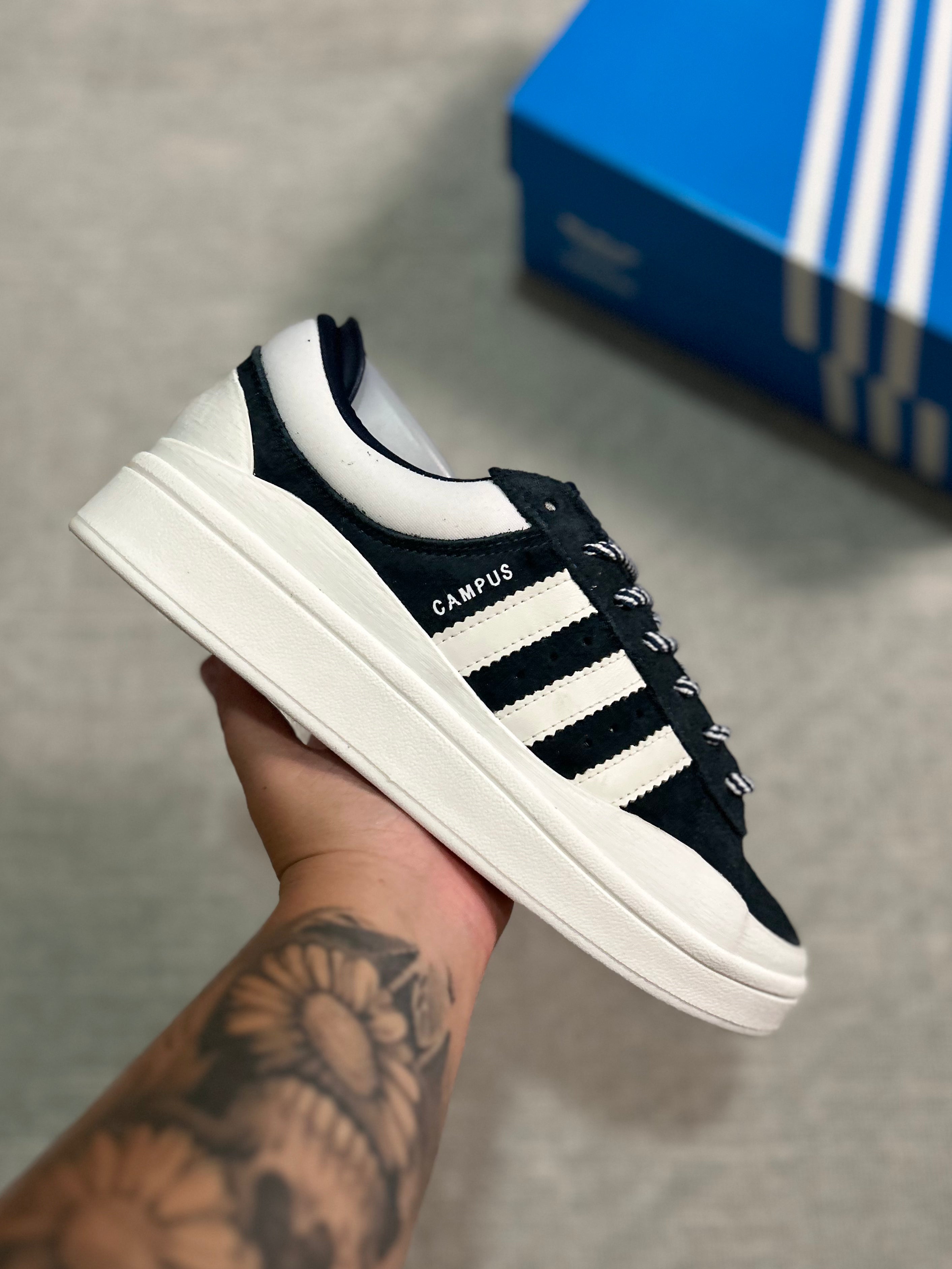 Adidas Campus x Bad Bunny Black White