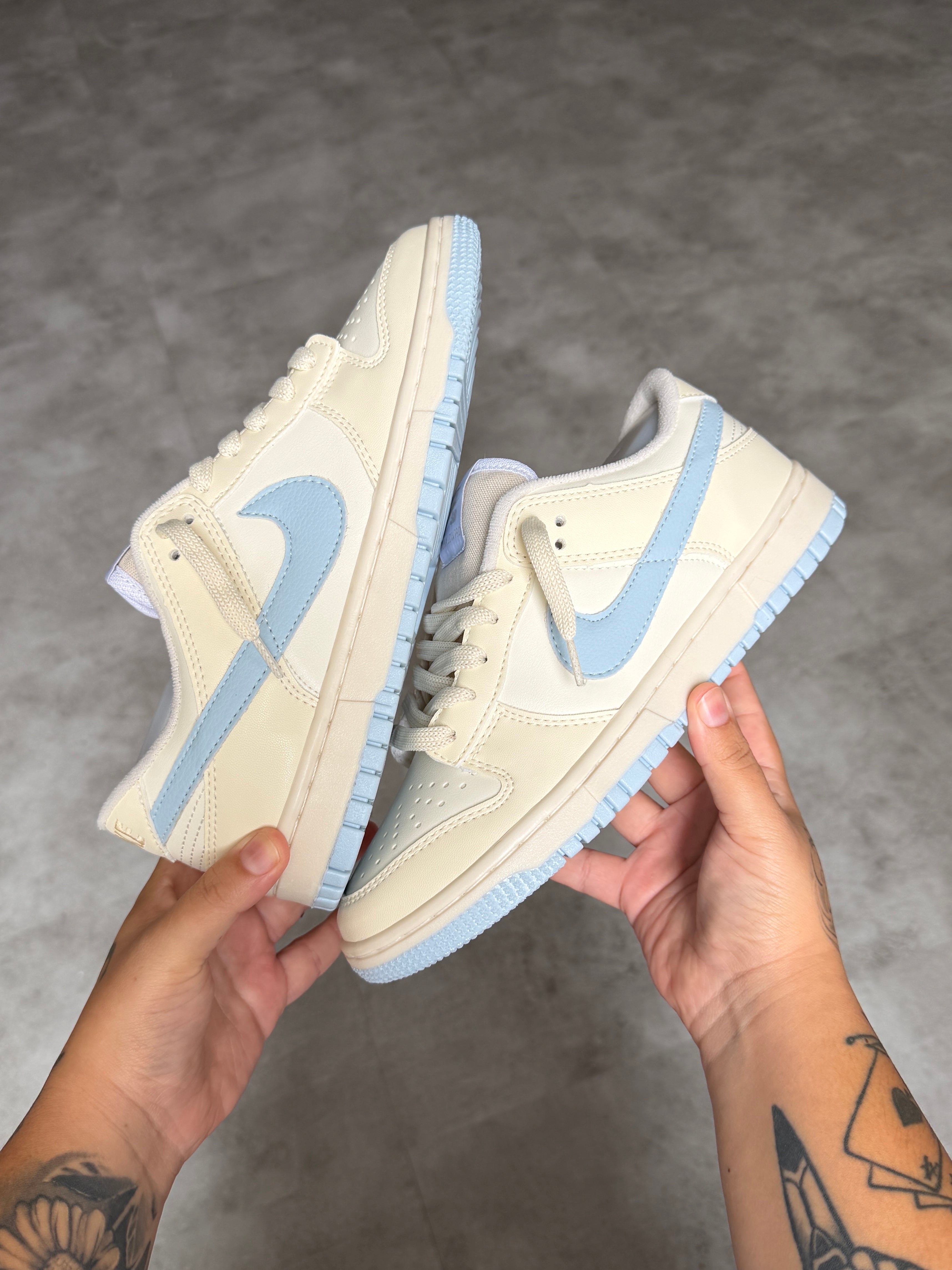 Nike SB Dunk Low Pro - White Gum / Glacier Blue