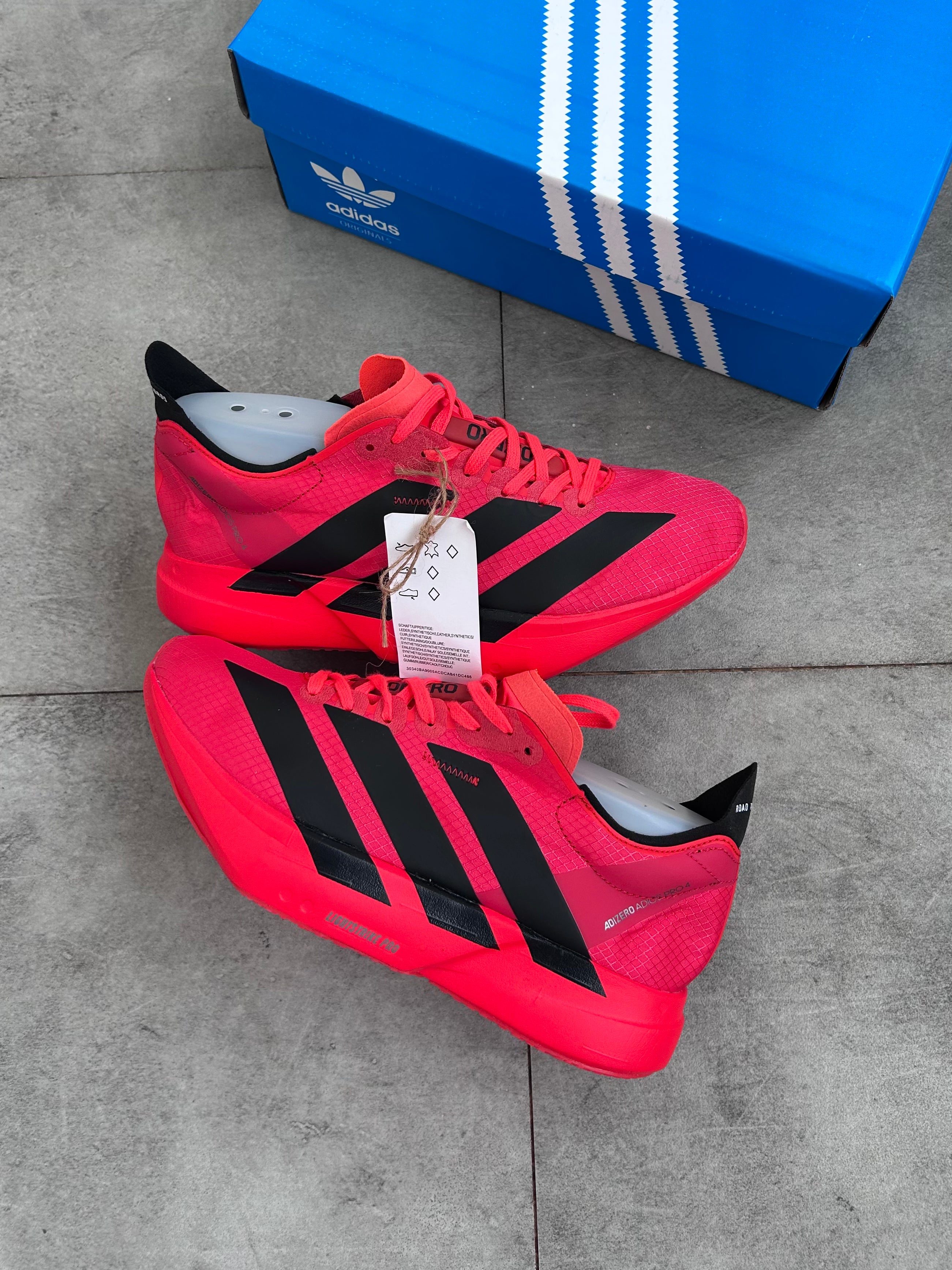 Adidas Adizero Adios Pro 4 – Lucid Red / Core Black