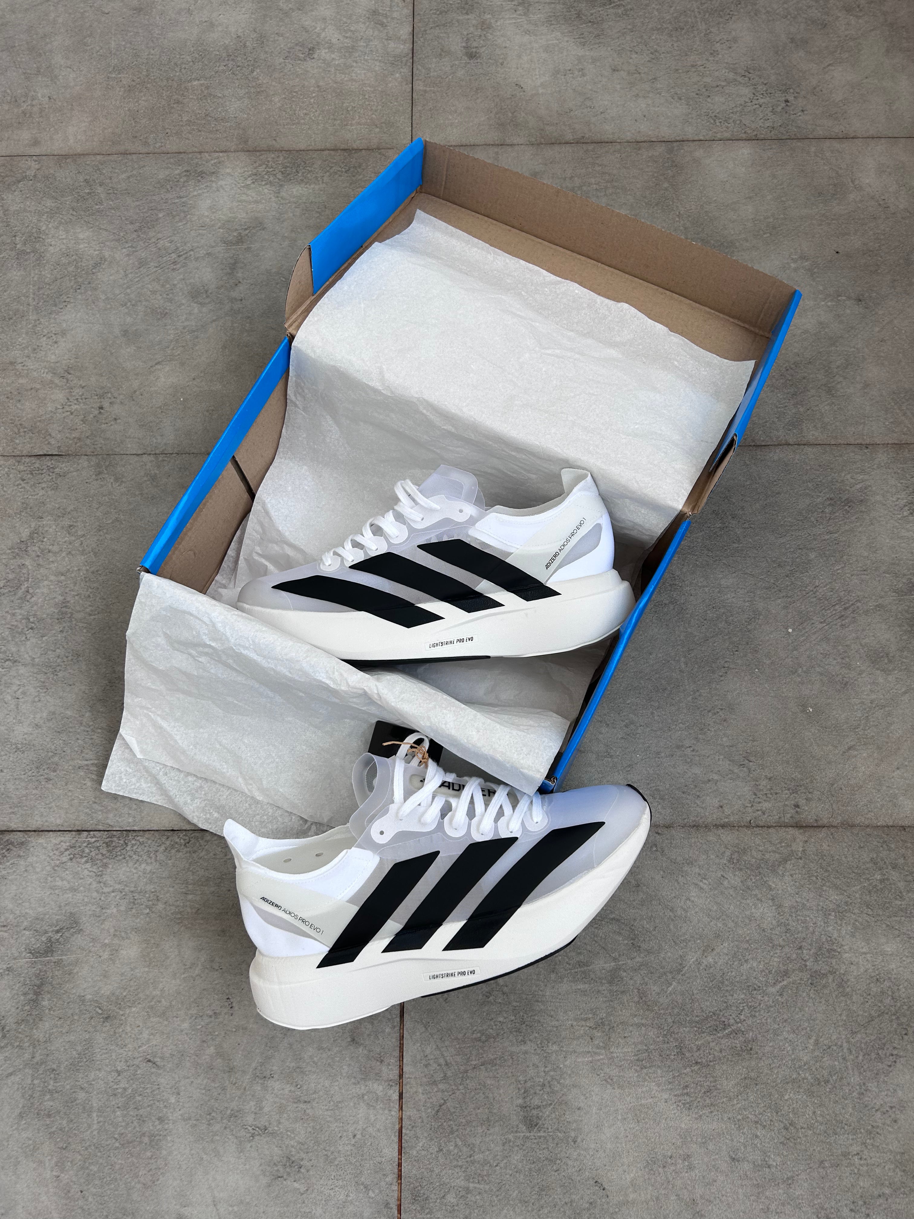 Adidas Adizero Adios Pro 4 – Cloud White / Core Black