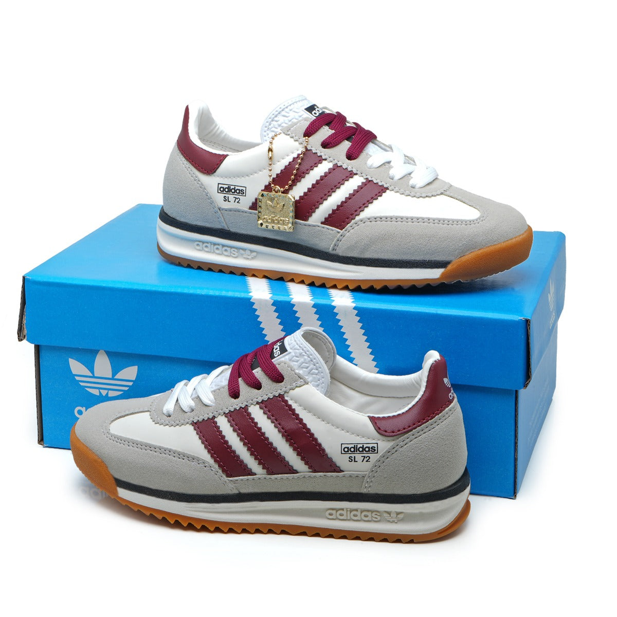 Adidas SL 72 White Burgundy