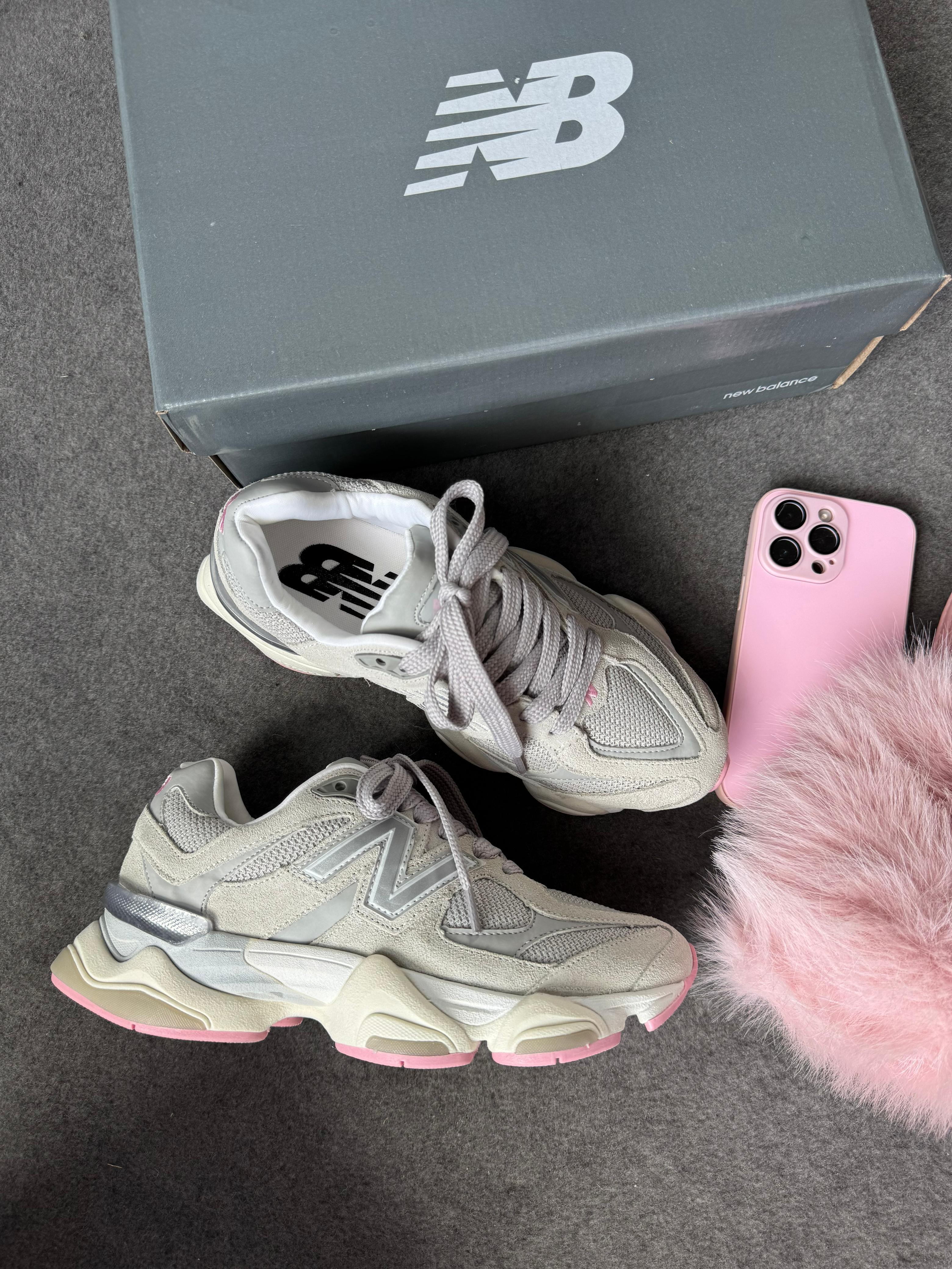 New Balance 9060 Cinza Rosa