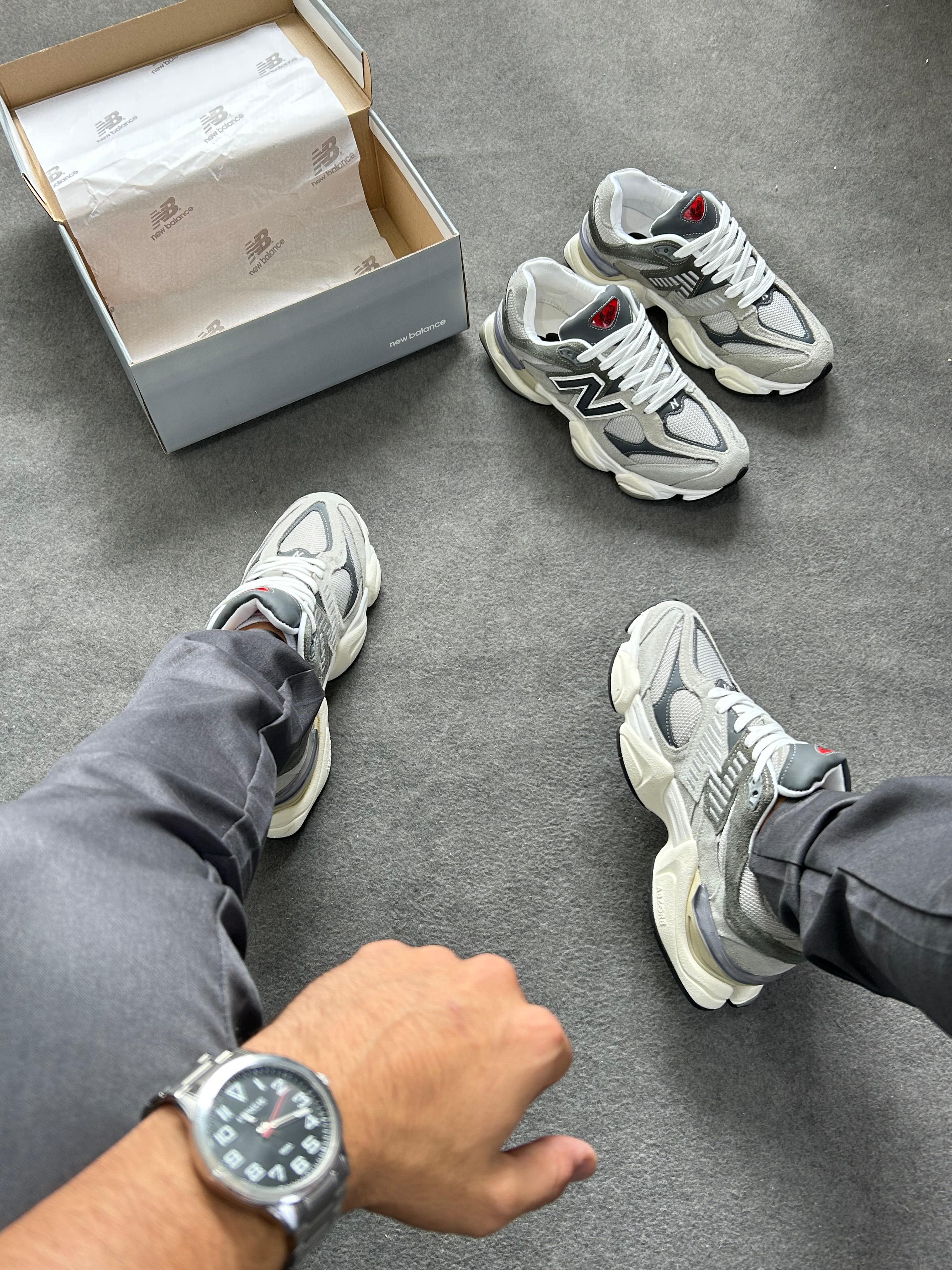 New Balance 9060 Cinza Caqui