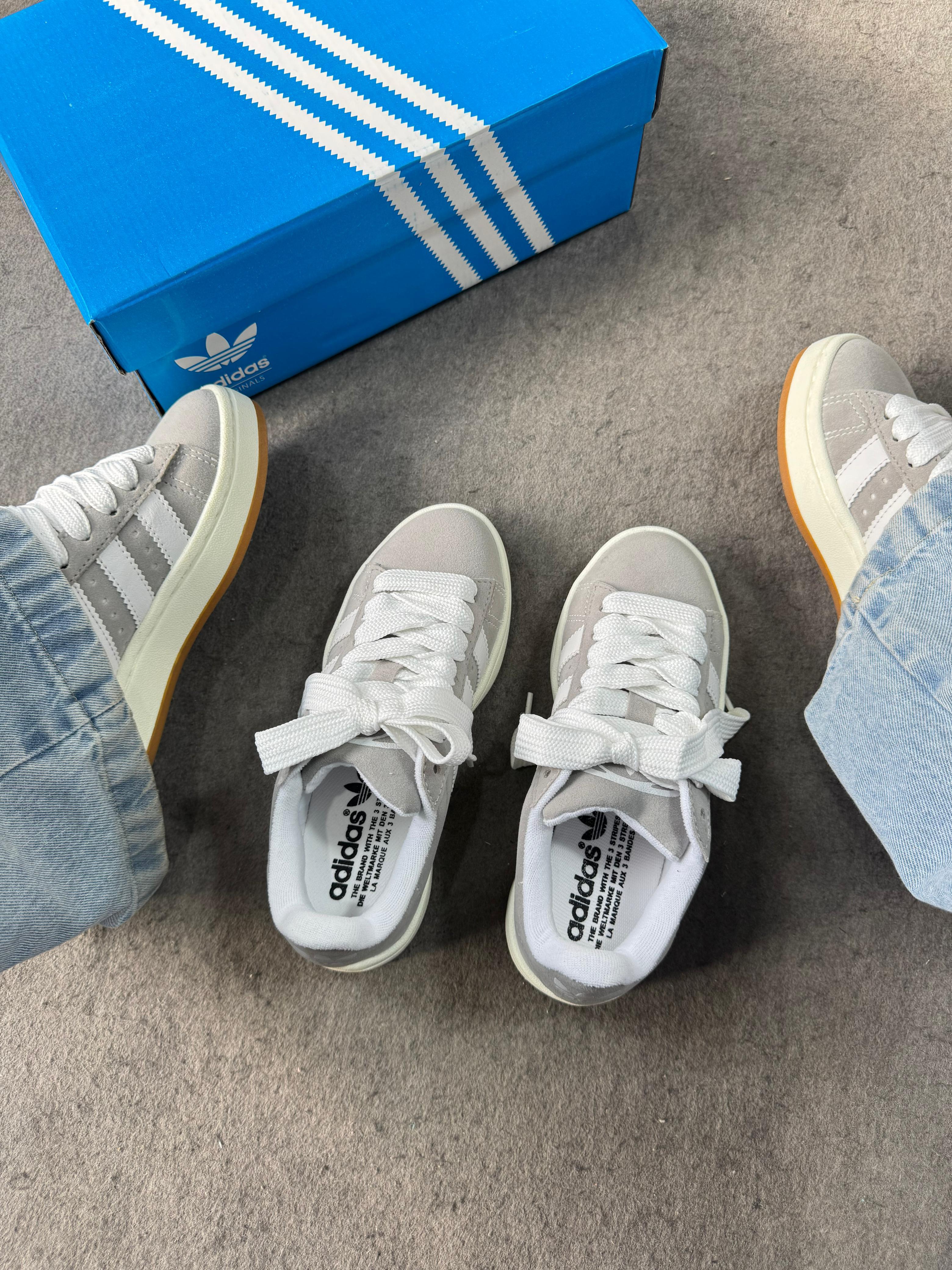 Adidas Campus 00s Cinza Branco