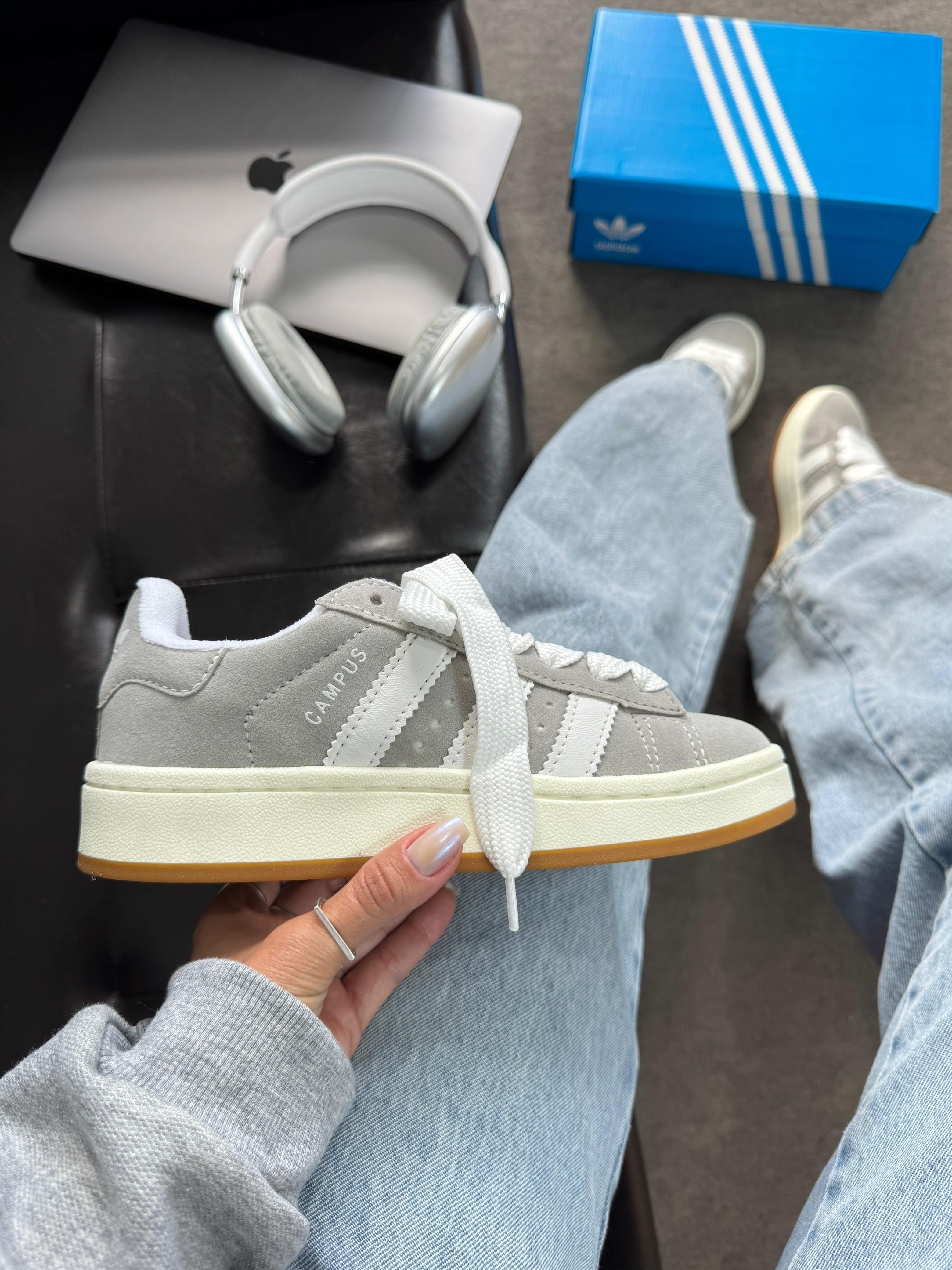 Adidas Campus 00s Cinza Branco